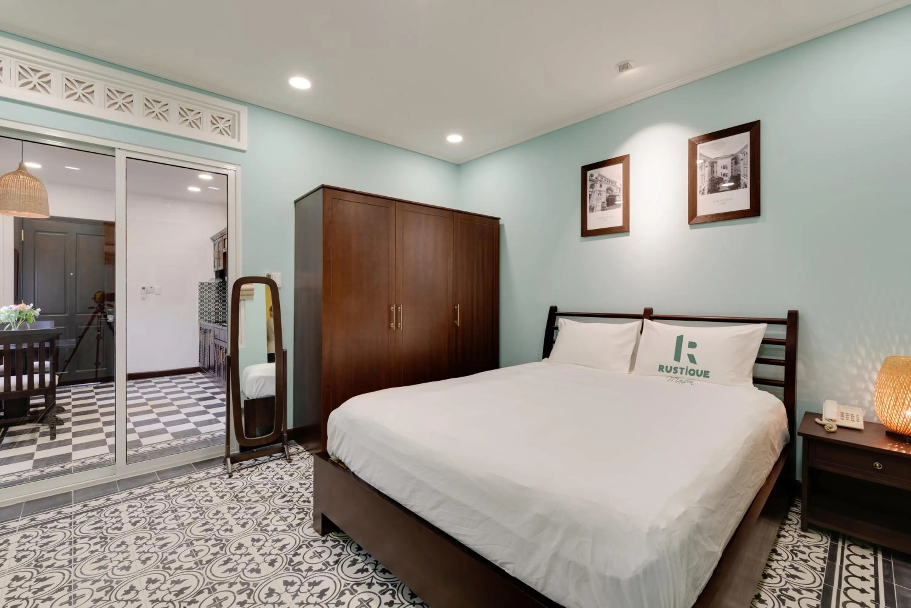 Photo of the whole room, Bed in Rustique Maison