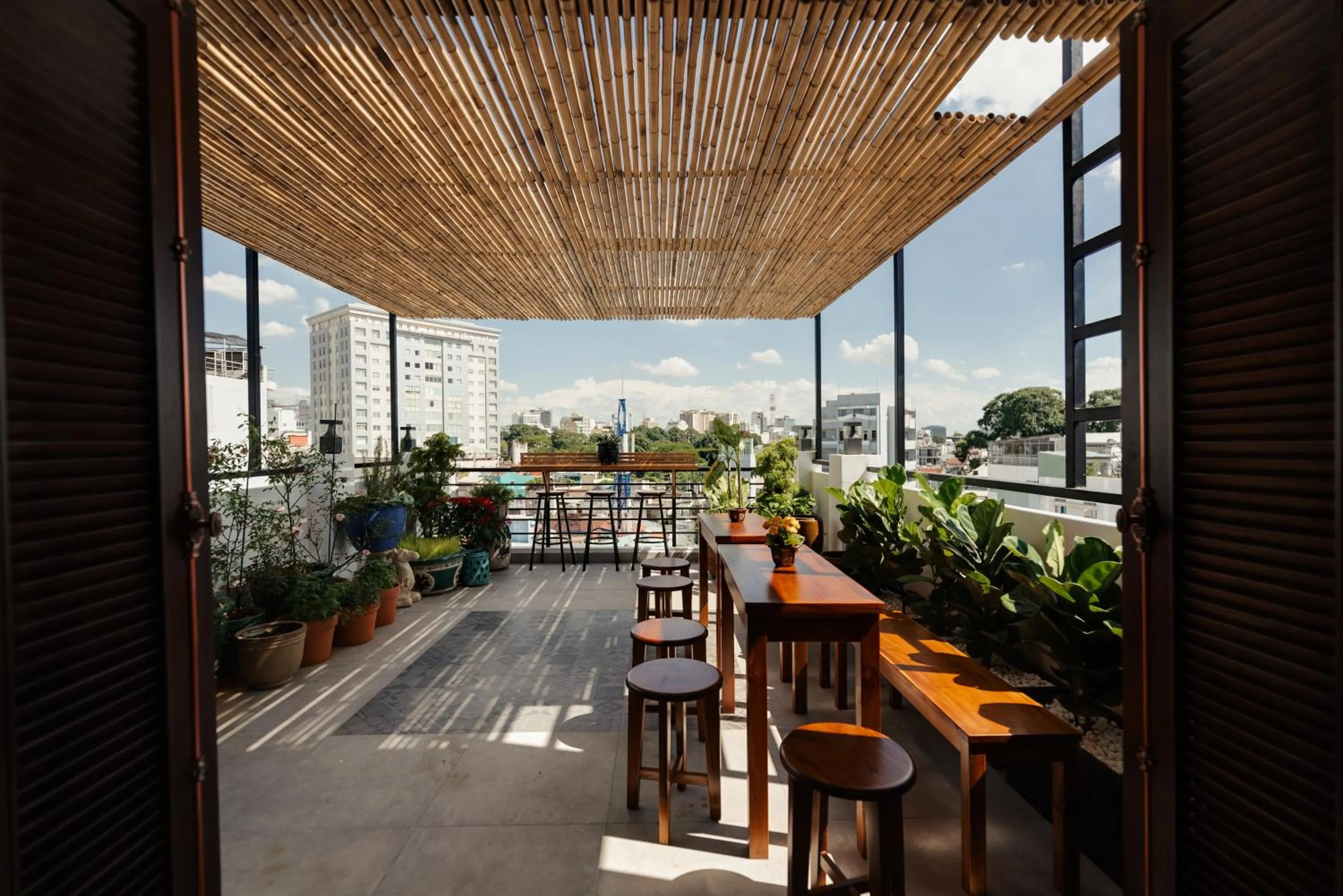 Balcony/Terrace in Rustique Maison