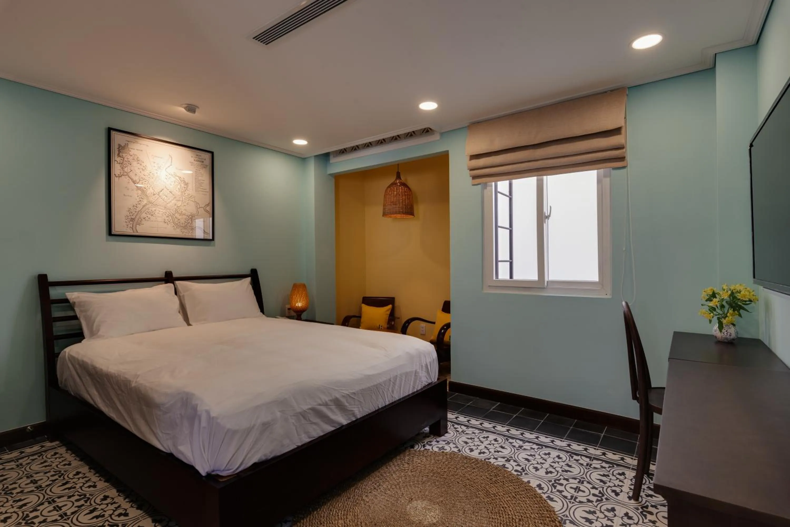 Photo of the whole room, Bed in Rustique Maison