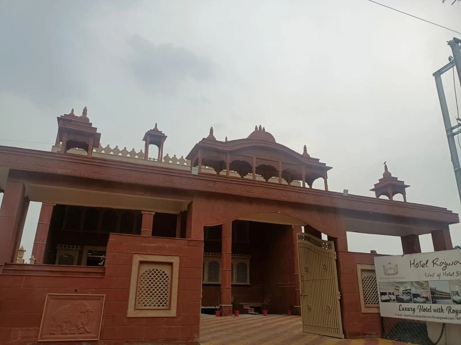 Property building in Hotel Rajwada palace