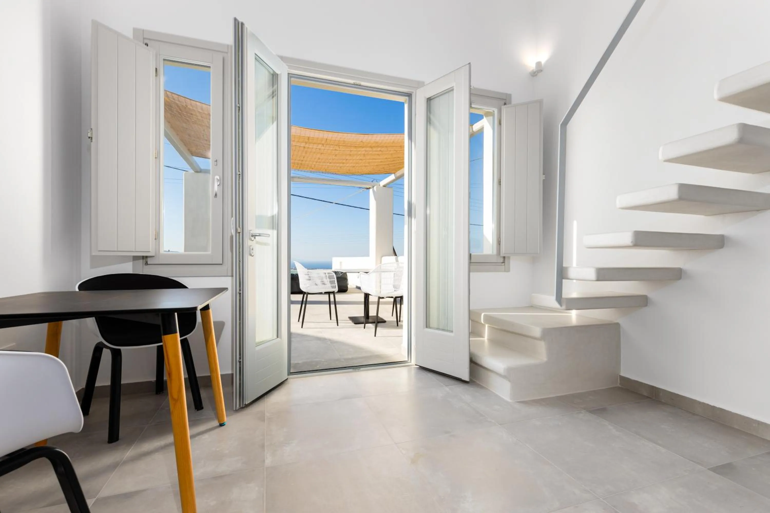 Seating area in SERAPIAS SUITES