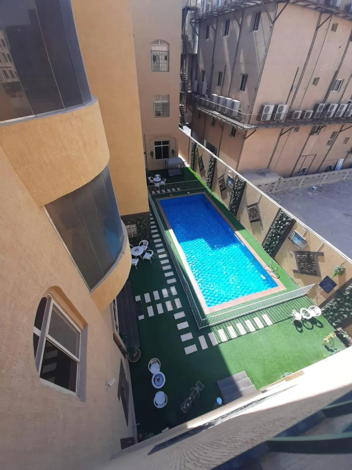 Pool view in شقق منازل سوات للشقق المخدومة