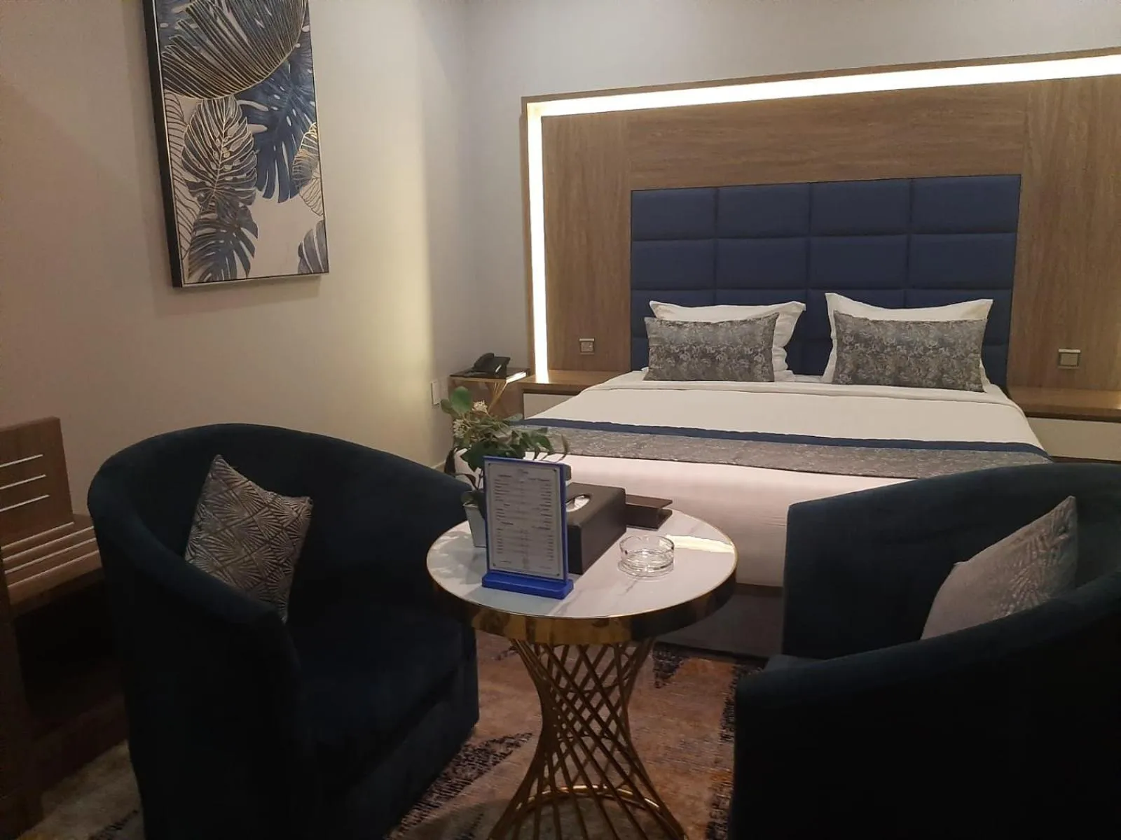 Bed in شقق منازل سوات للشقق المخدومة