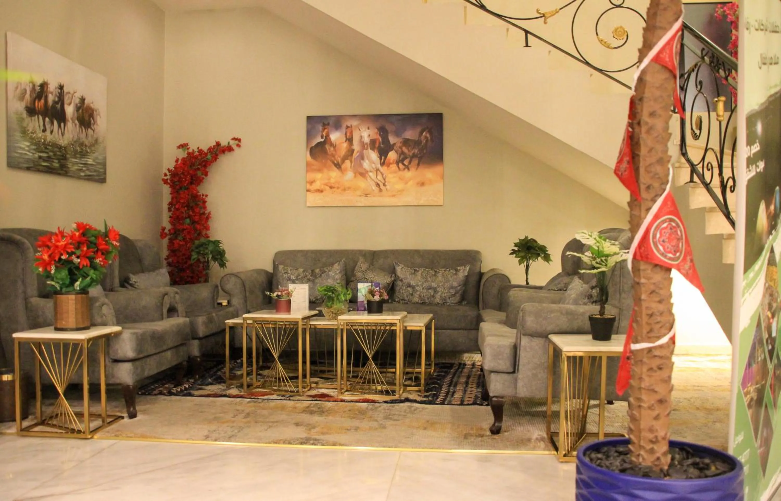 Lobby or reception in شقق منازل سوات للشقق المخدومة