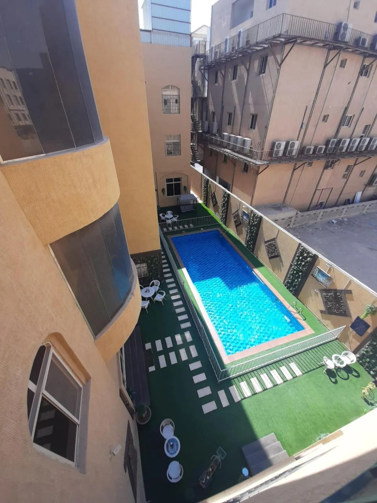 Pool view in شقق منازل سوات للشقق المخدومة