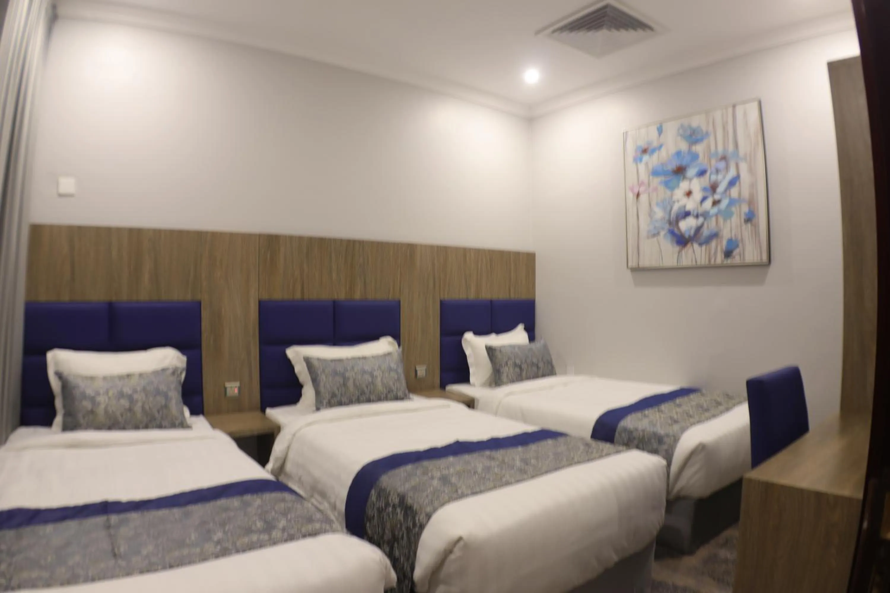 Bed in شقق منازل سوات للشقق المخدومة