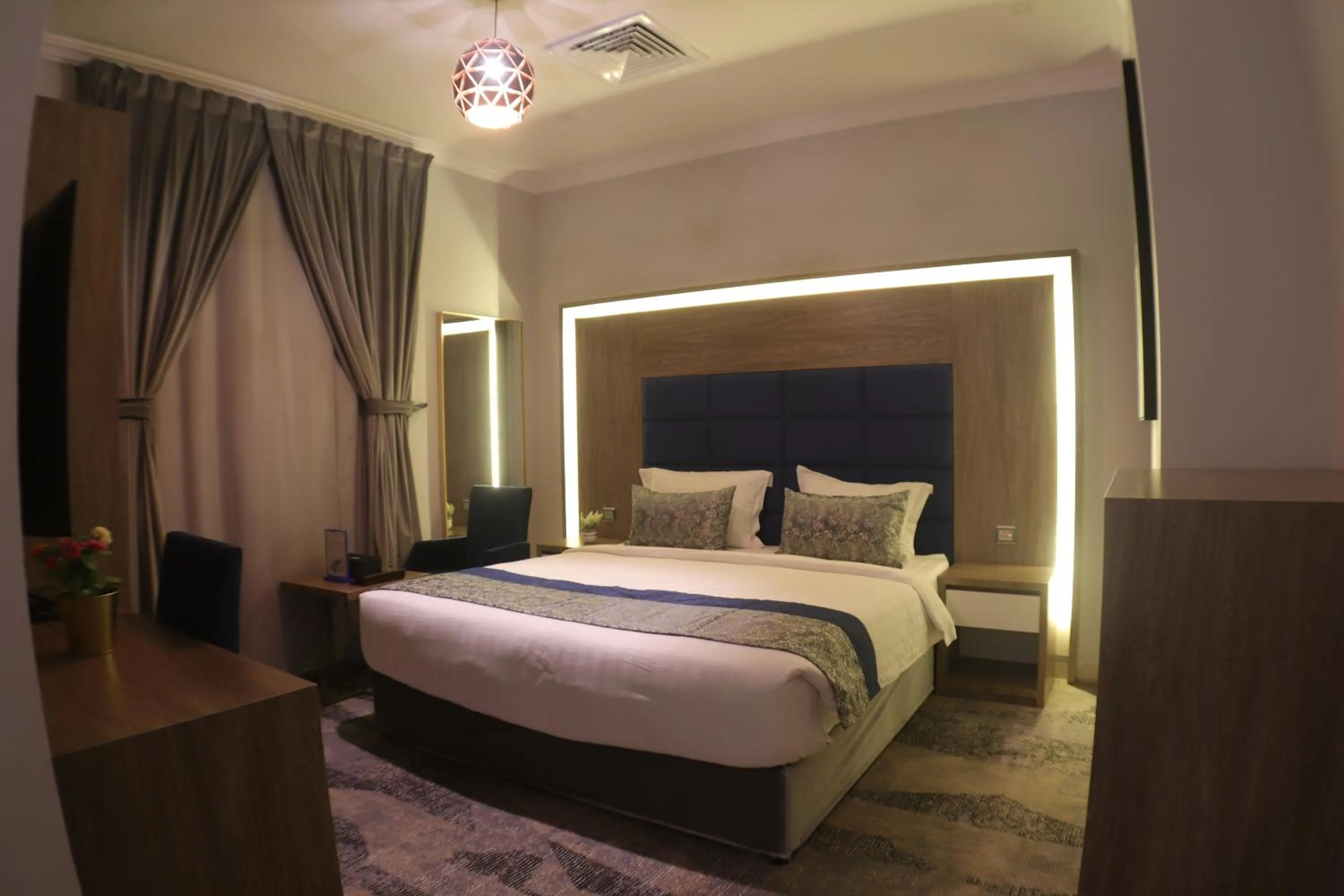 Bed in شقق منازل سوات للشقق المخدومة