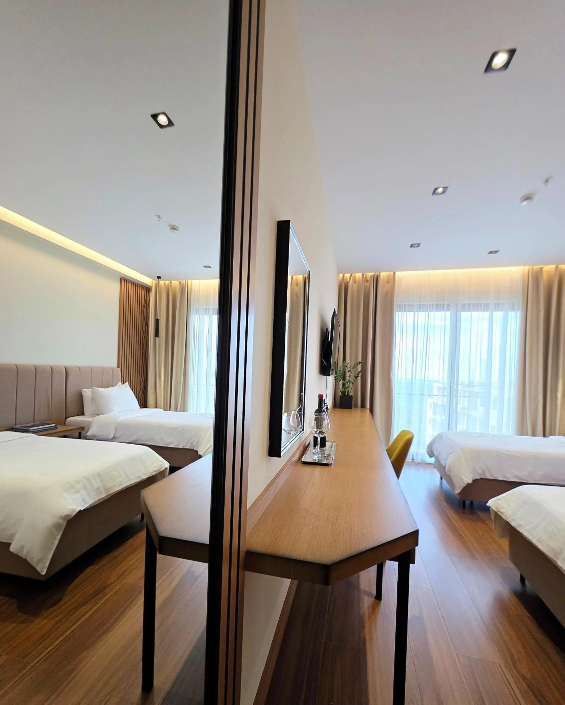 Bed in Valza Boutique Hotel