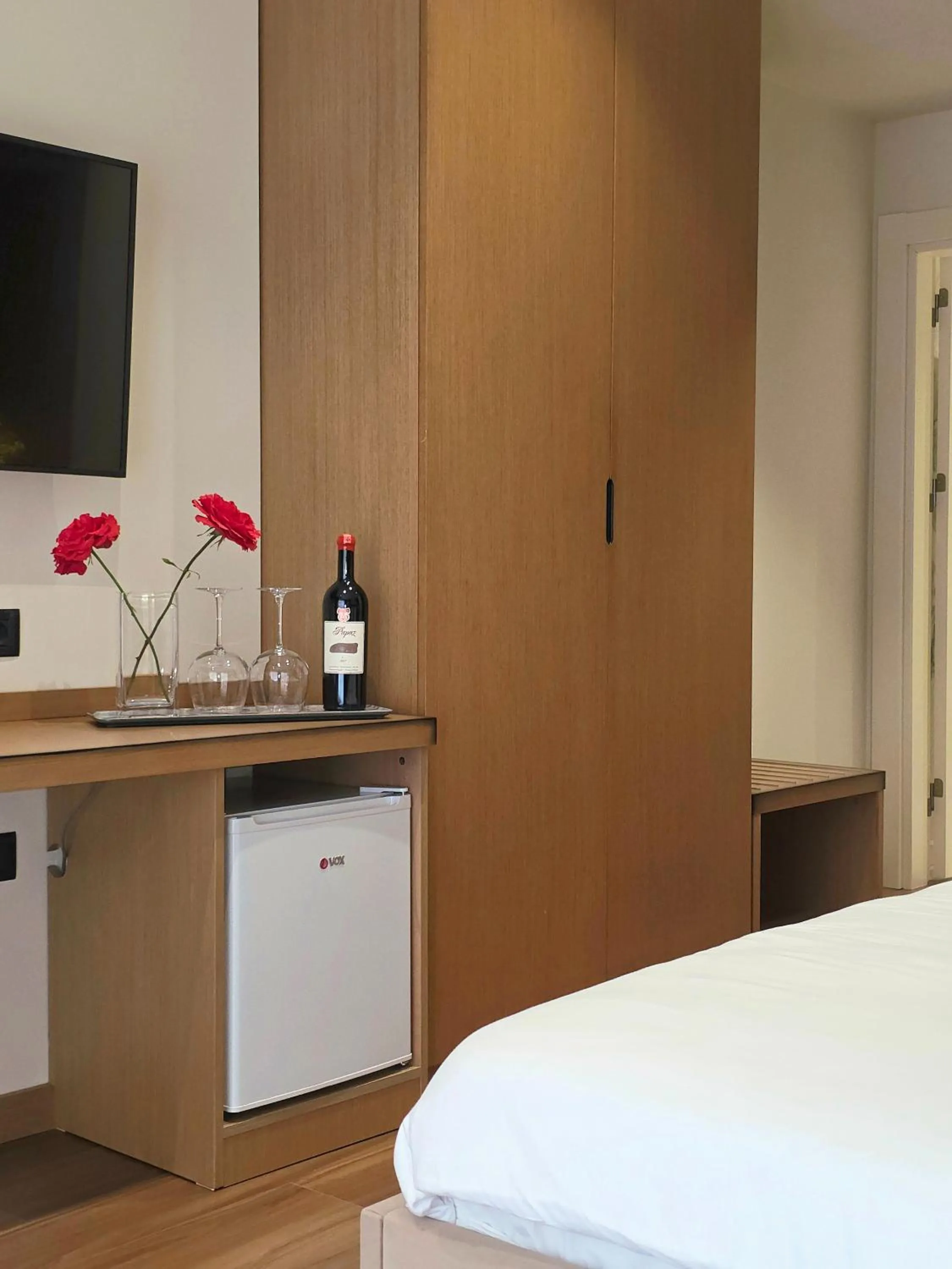 Bed in Valza Boutique Hotel