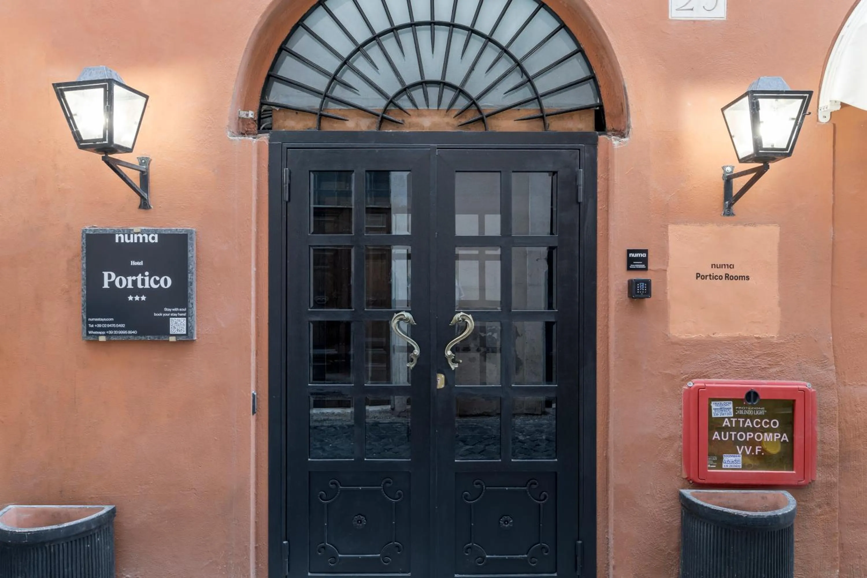 Facade/entrance in Numa Rome Portico
