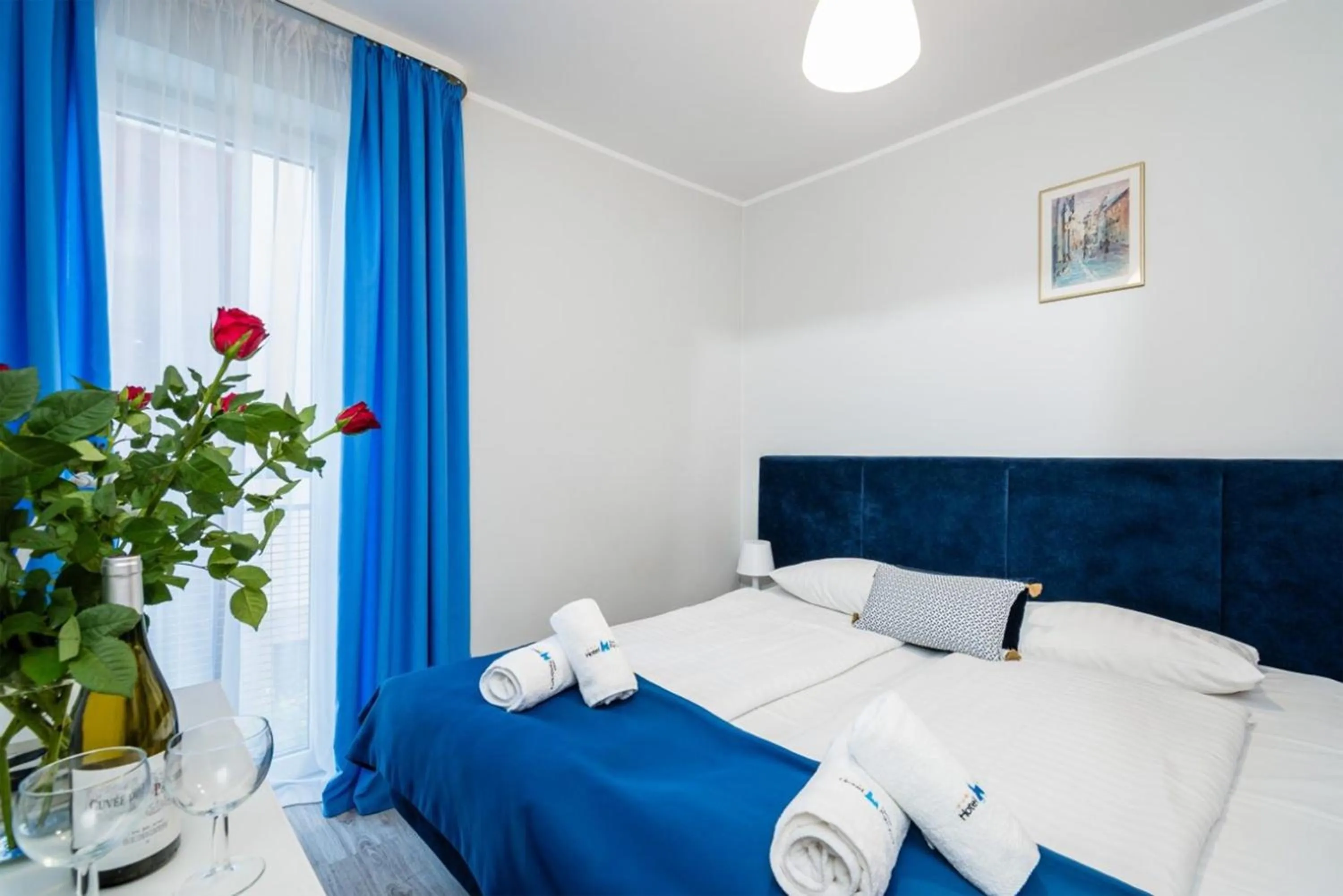 Bed in Hotel Nowa Panorama