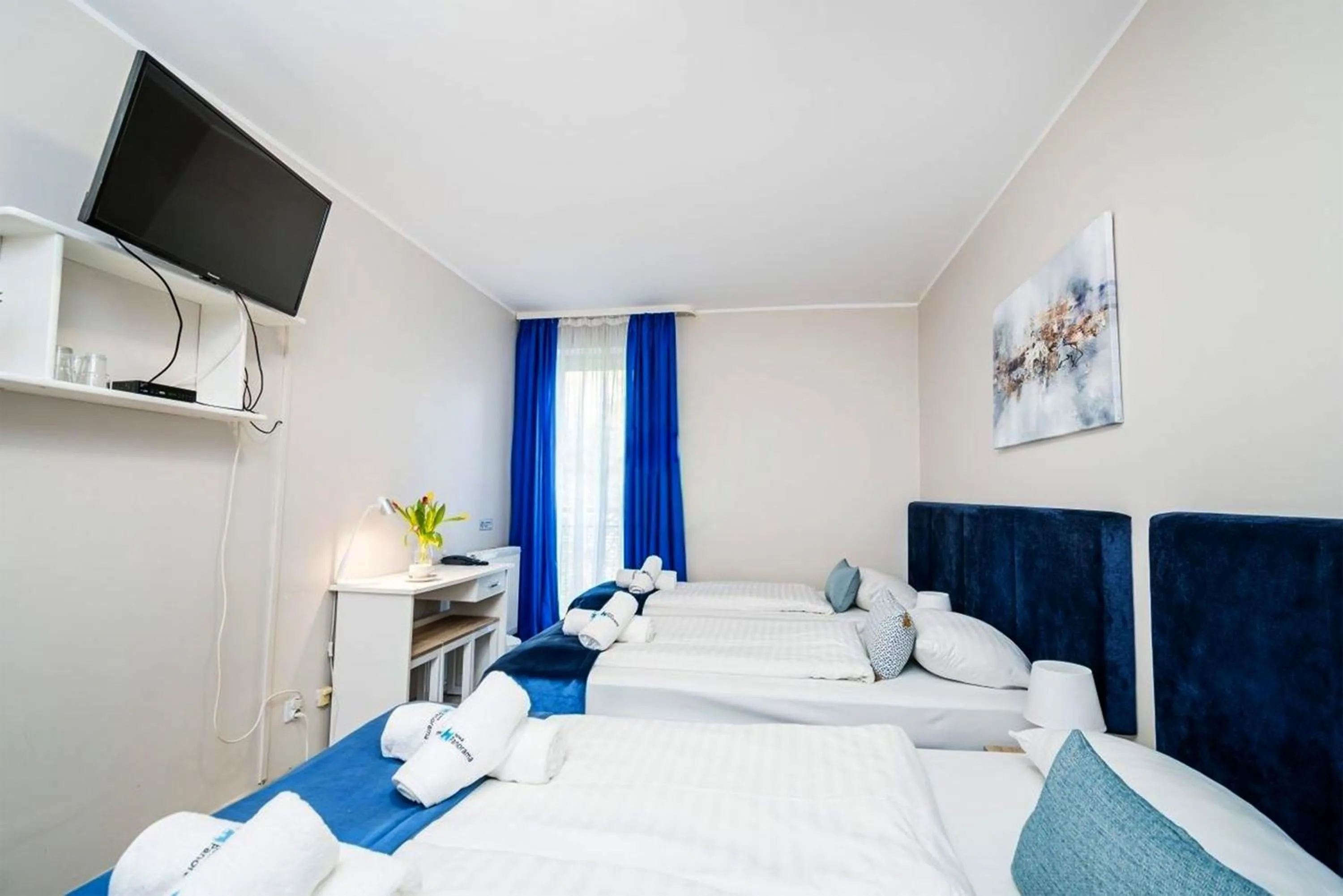 Bed in Hotel Nowa Panorama