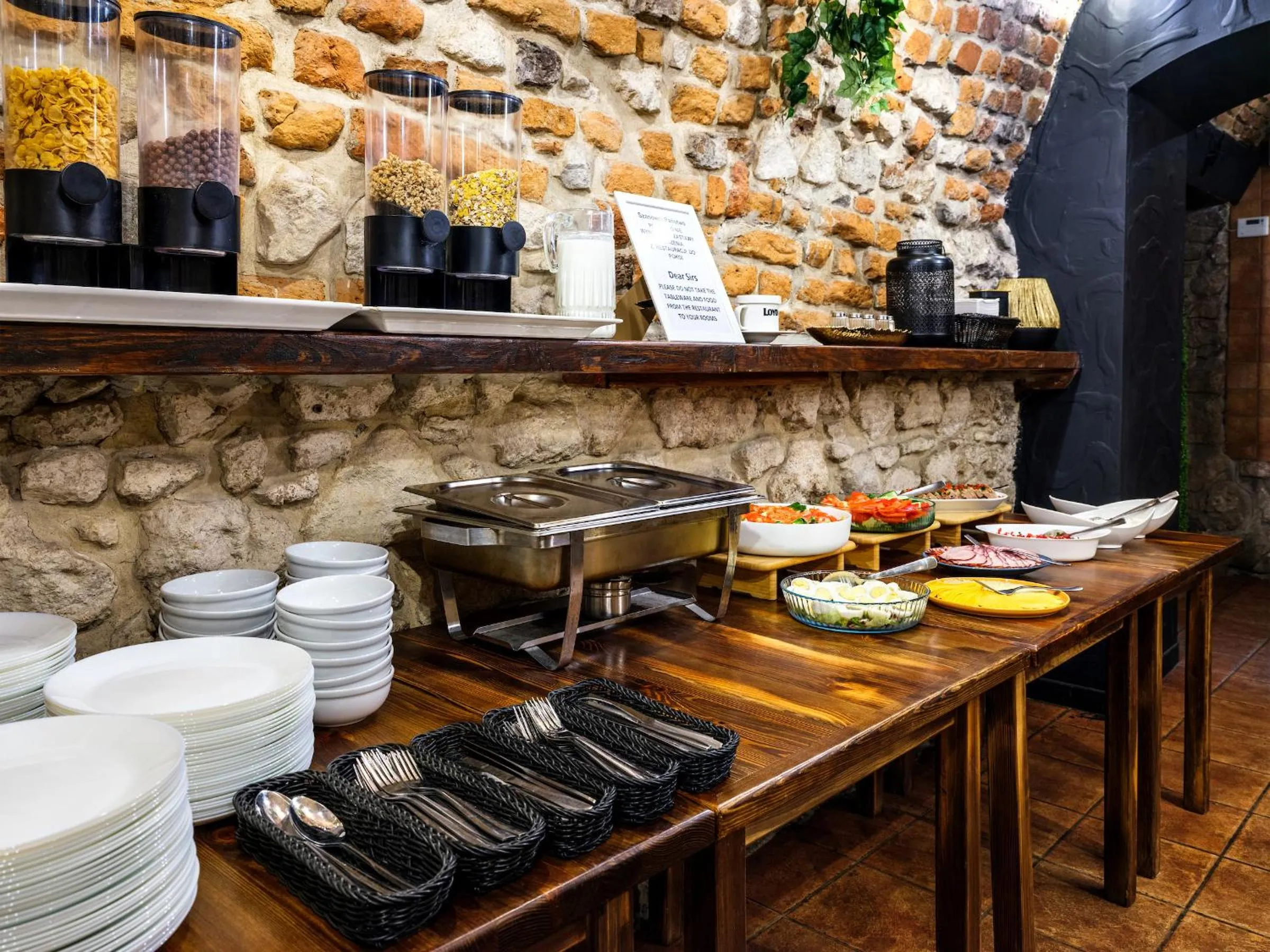 Breakfast in Hotel Rezydent