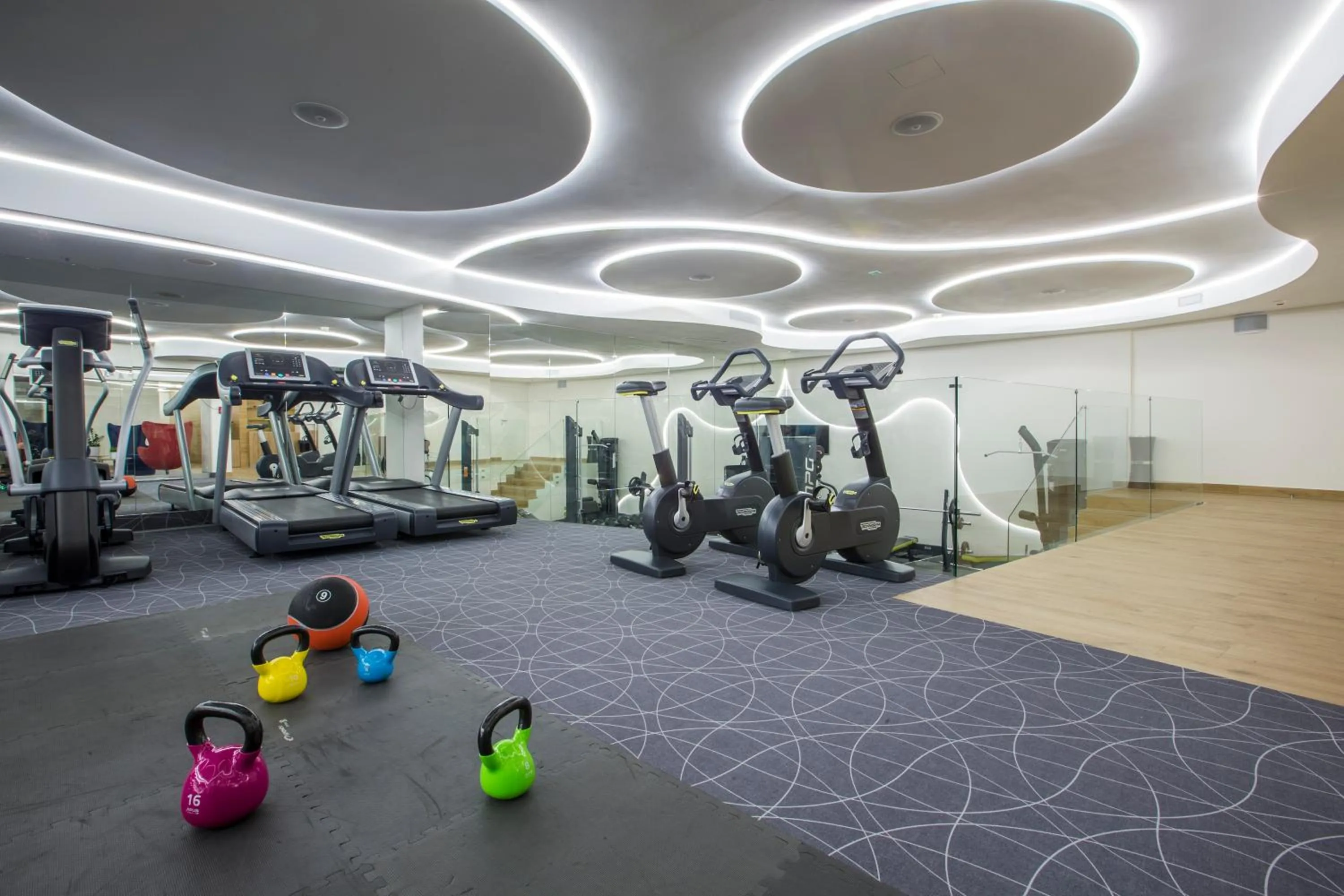 Fitness centre/facilities in Radisson Blu Sobieski