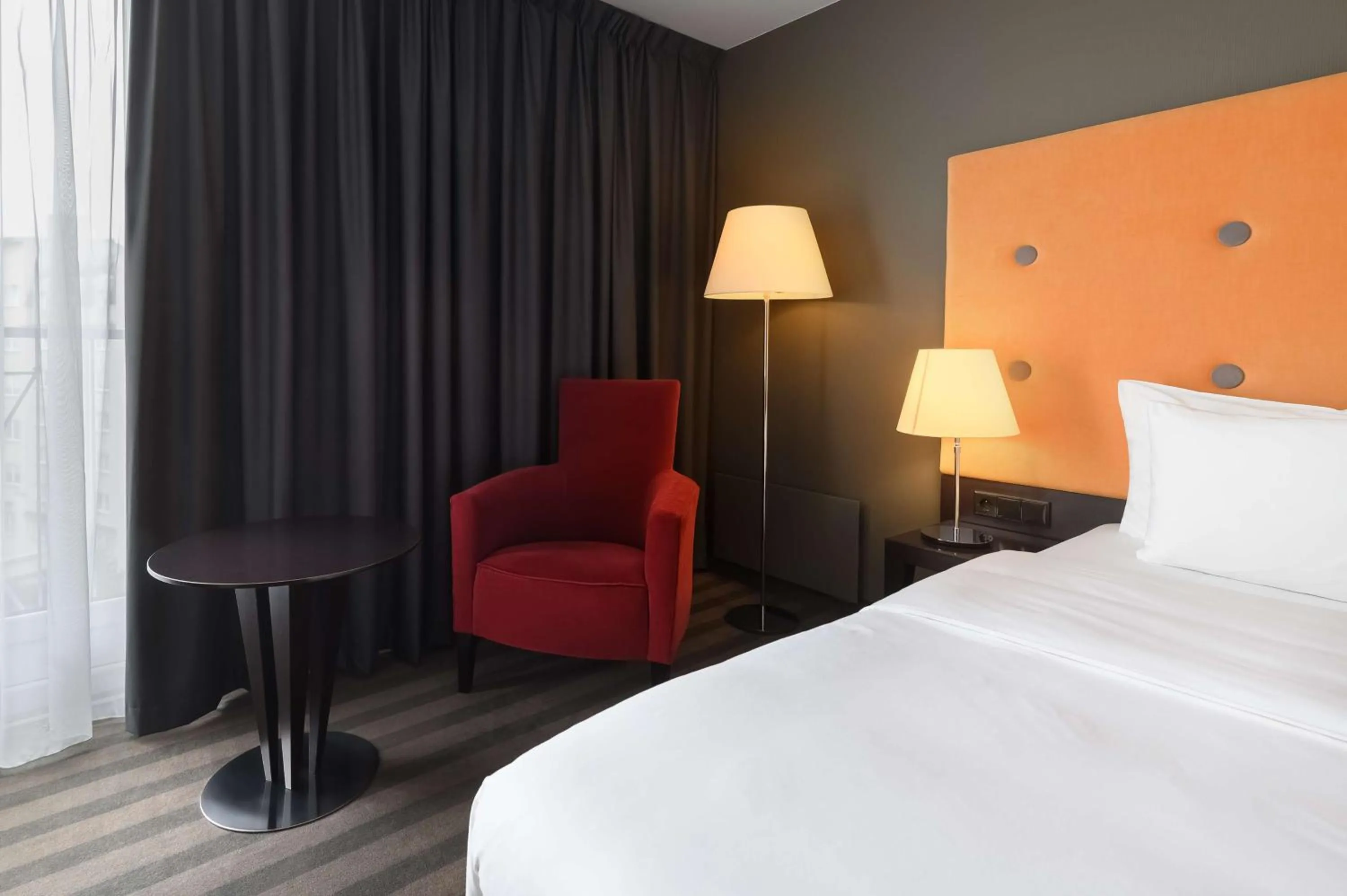 Bedroom, Bed in Radisson Blu Sobieski