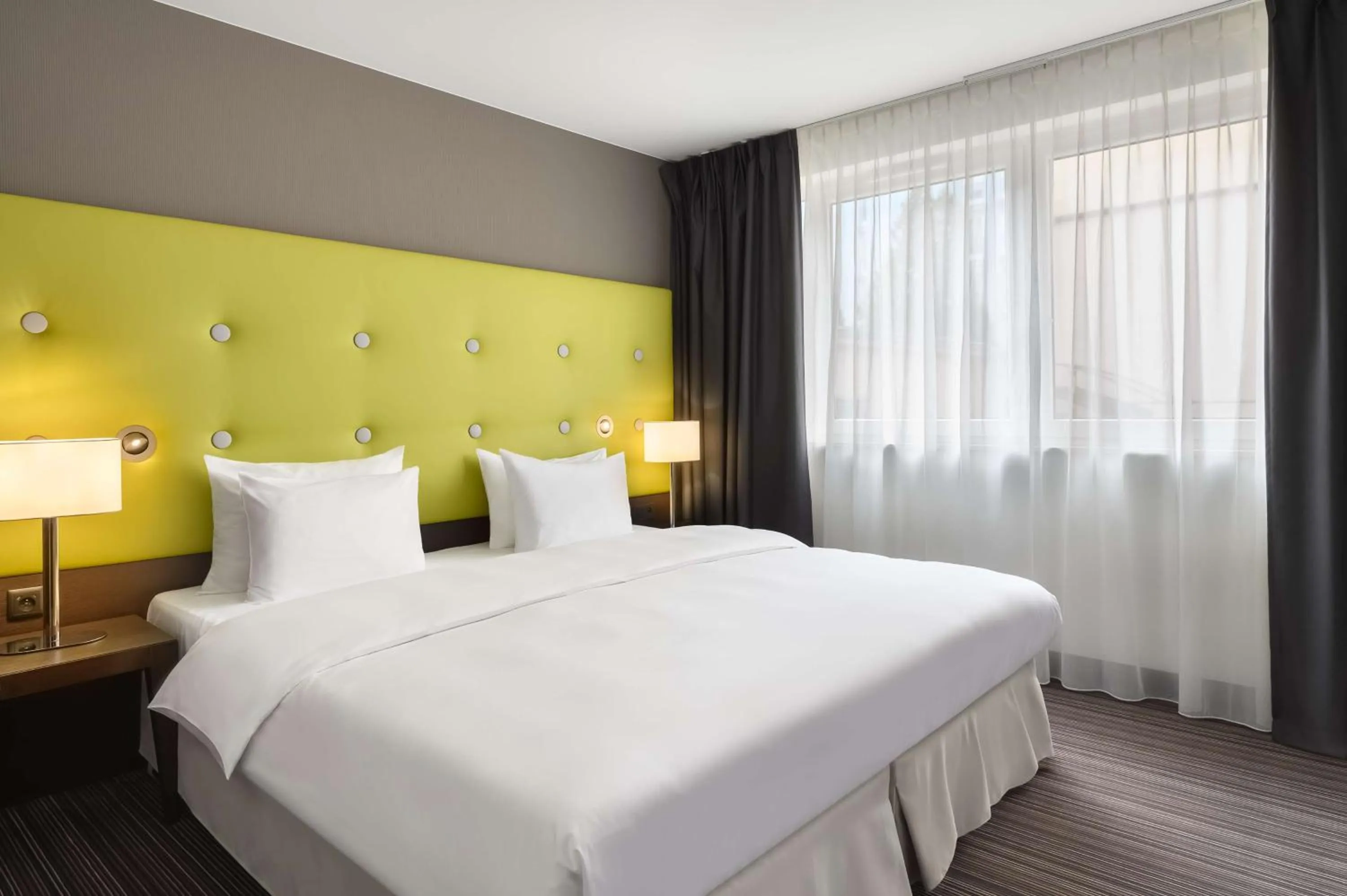 Bed in Radisson Blu Sobieski