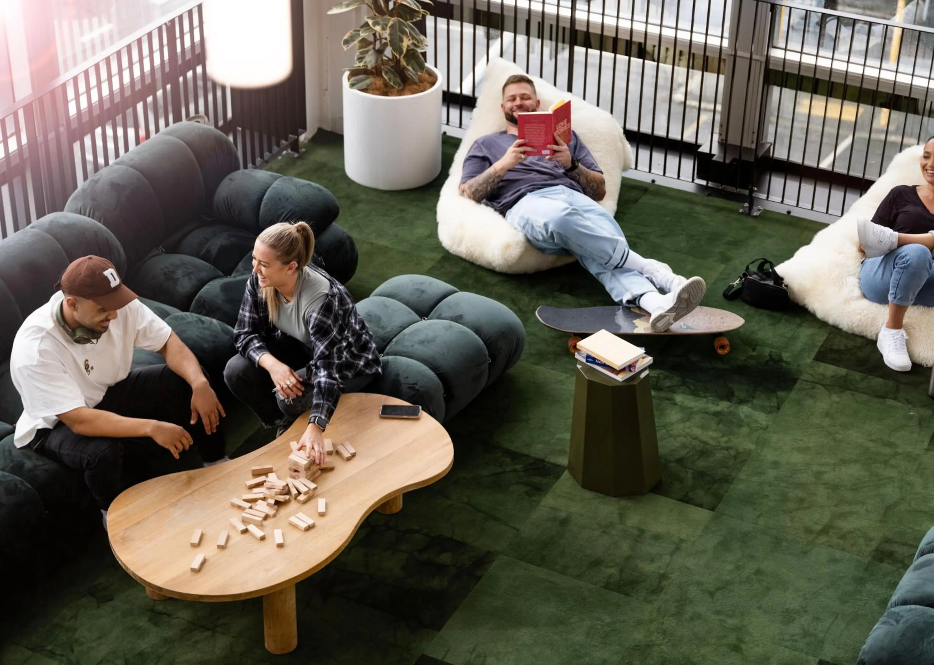 People in LyLo Auckland Hotel