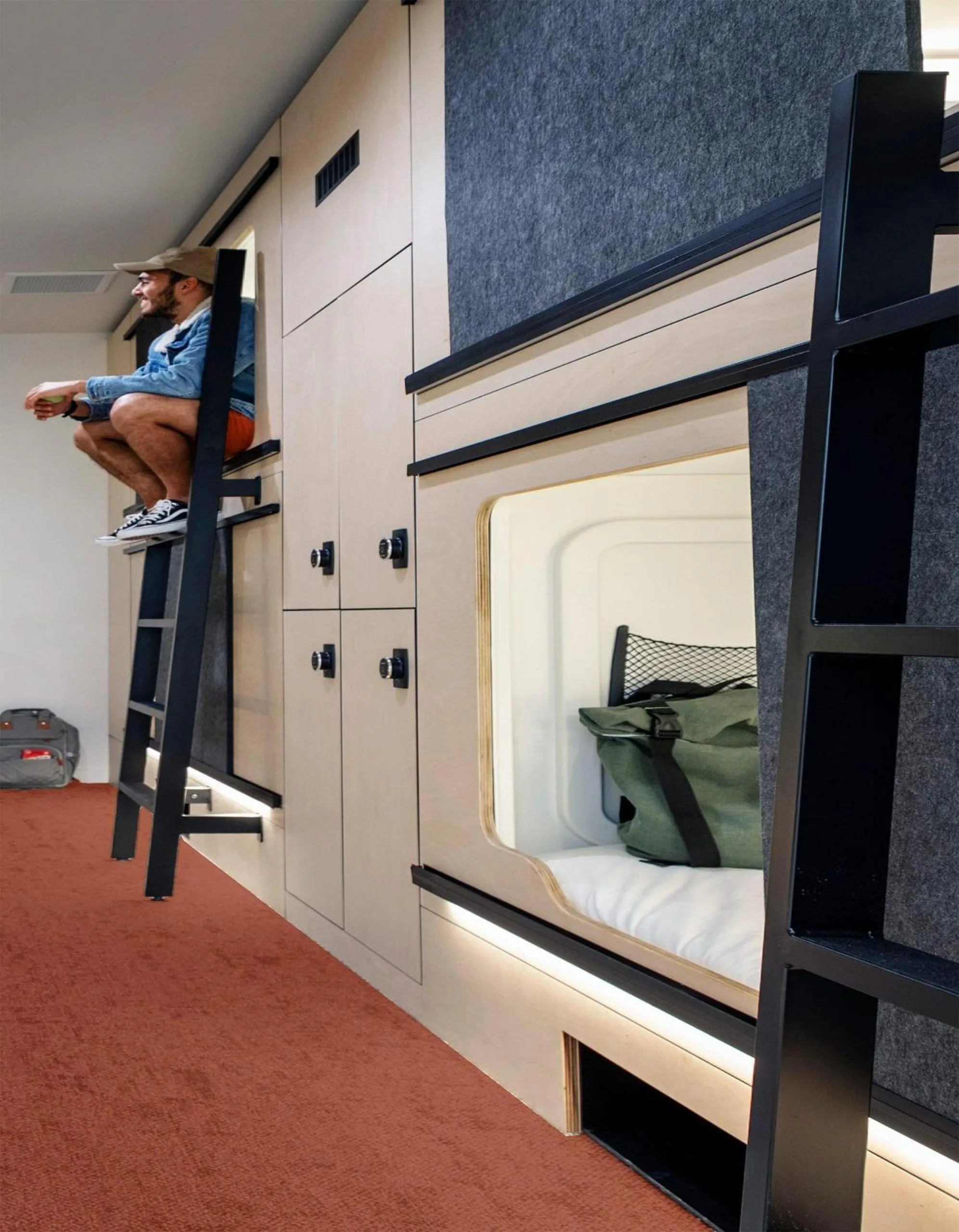 Bedroom in LyLo Auckland Hotel