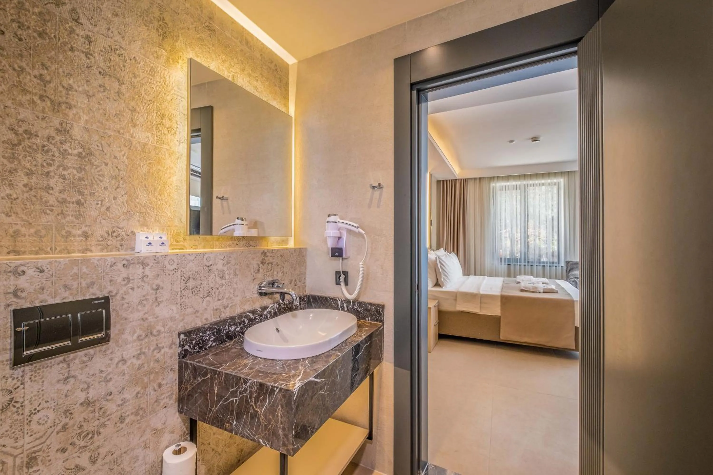 Bed in SeaTown Hotel