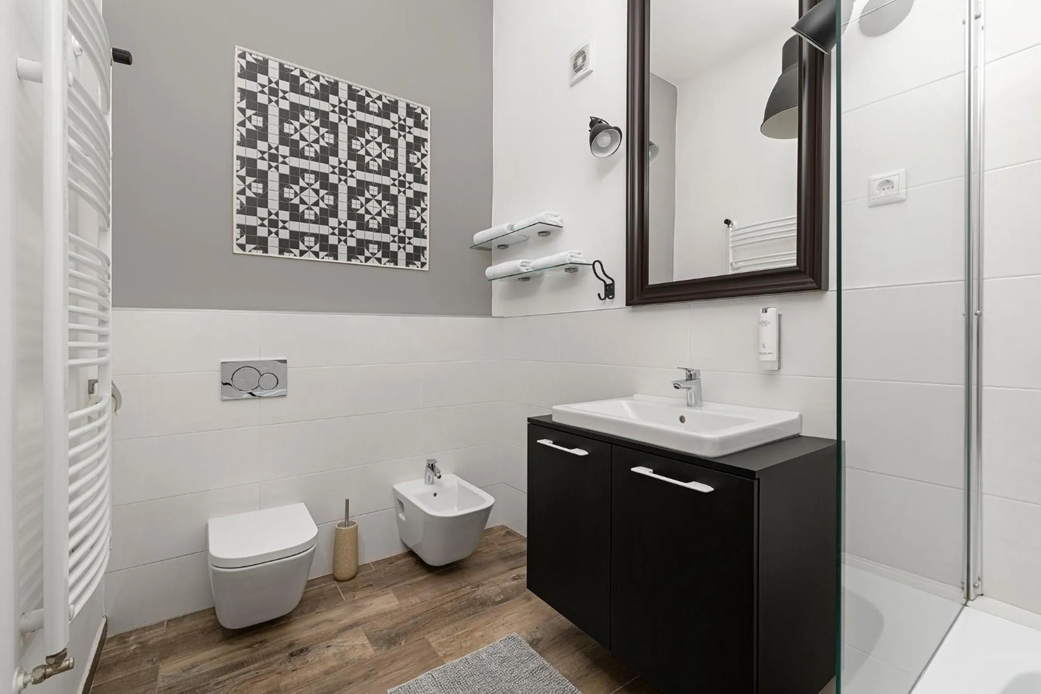 Bathroom in BonBon Style Apartman Budapest
