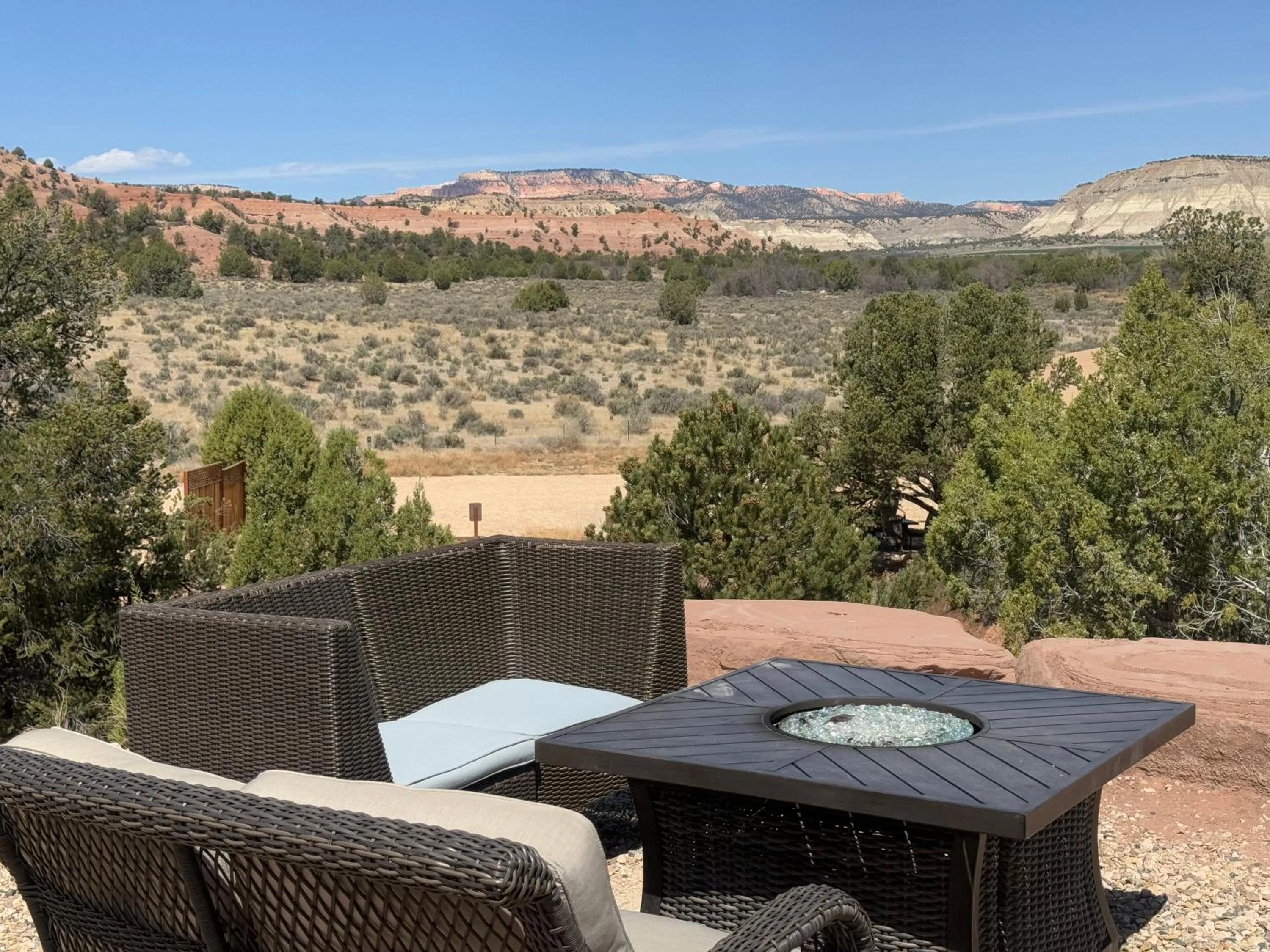 Patio in Bryce Glamp And Camp