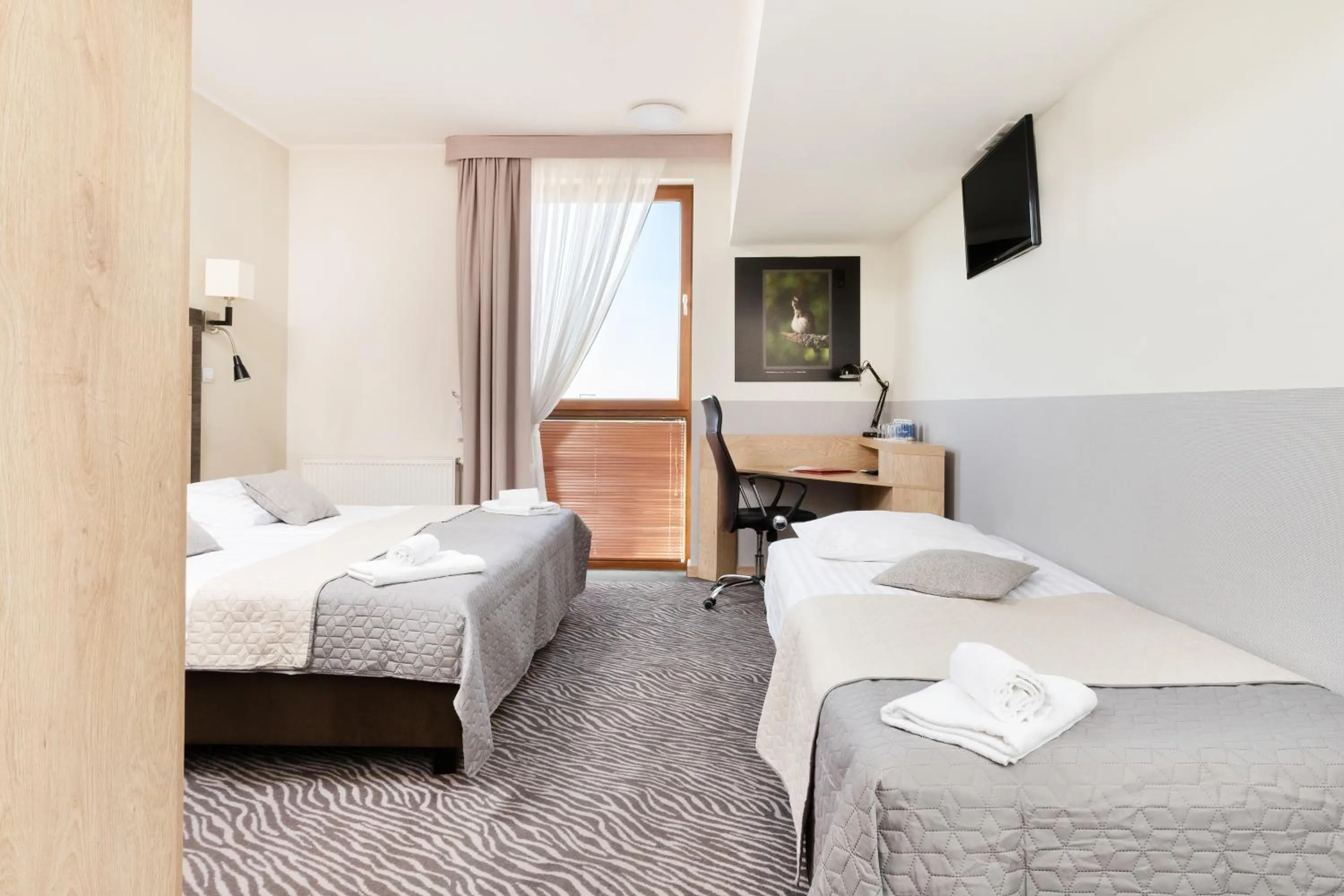View (from property/room), Bed in Hotel nad Wisłą
