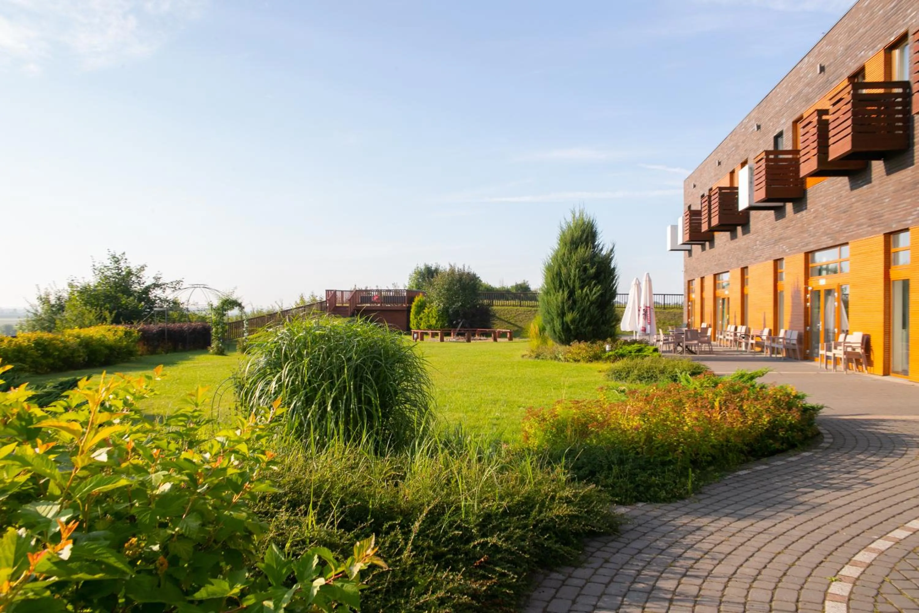 Garden in Hotel nad Wisłą