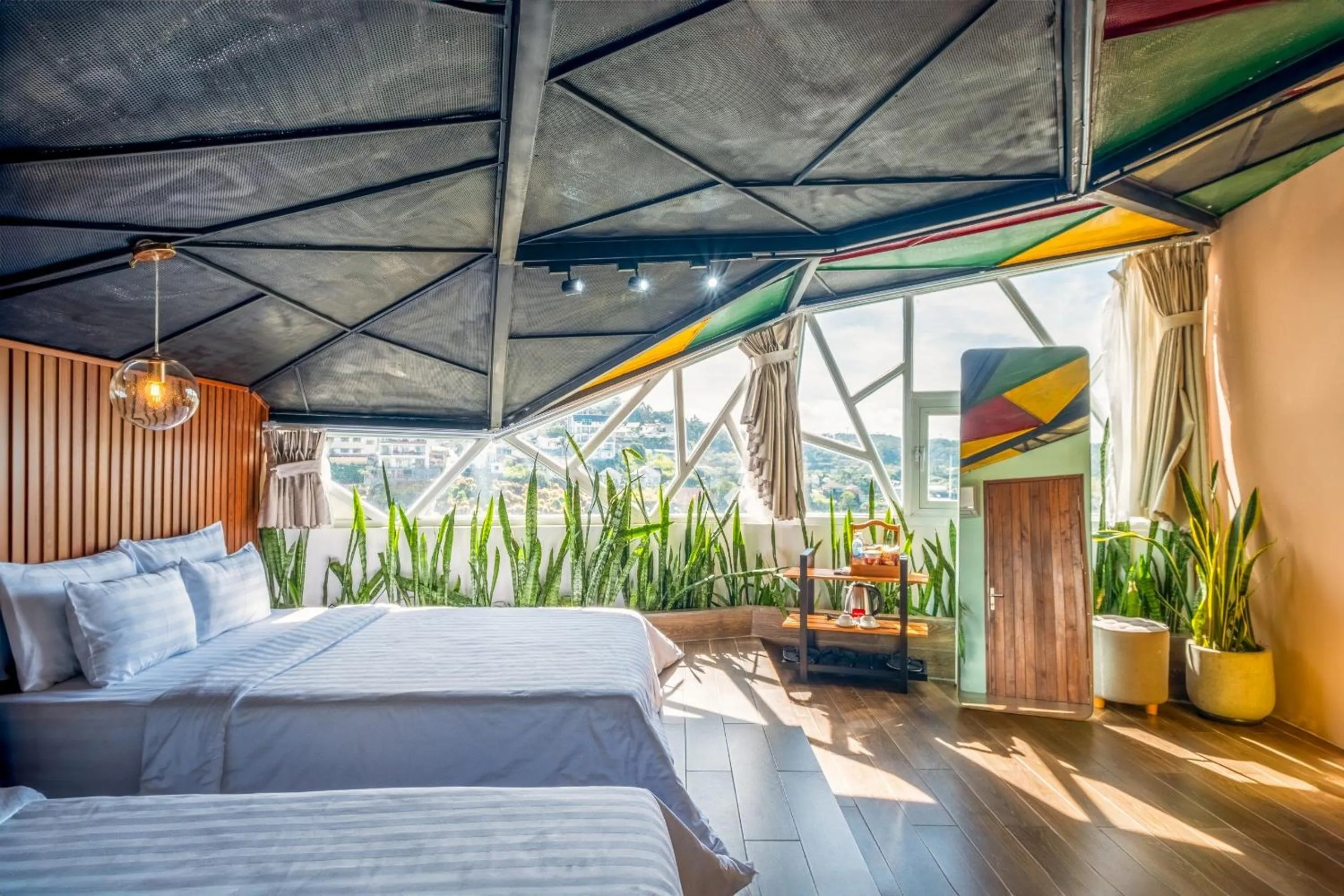 Bedroom, Bed in Orimi Cafe & Homies Dalat