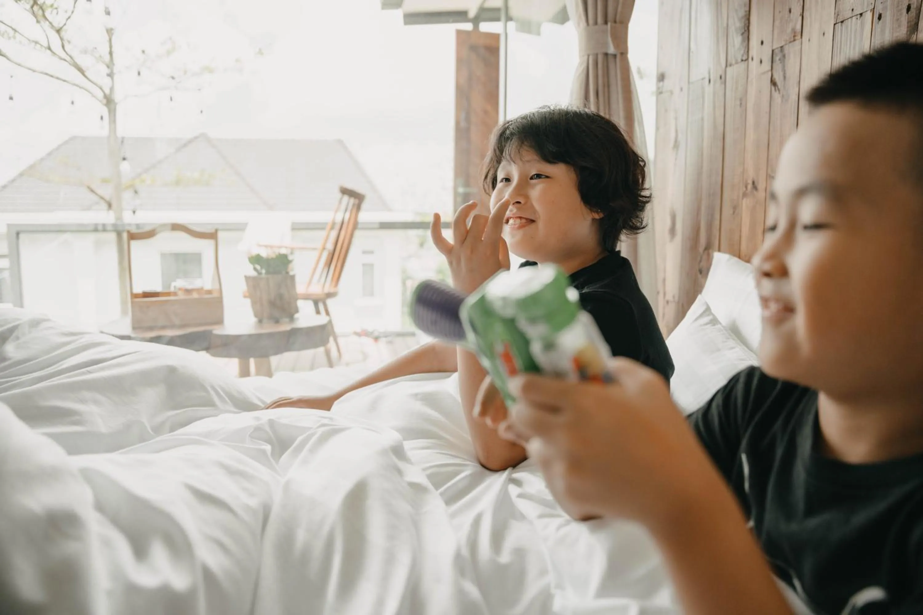 Family, Bed in Orimi Cafe & Homies Dalat