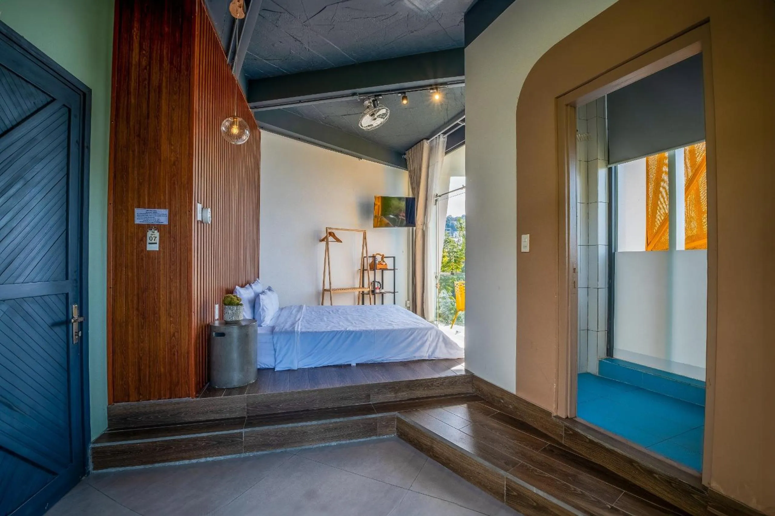 Bedroom, Bed in Orimi Cafe & Homies Dalat