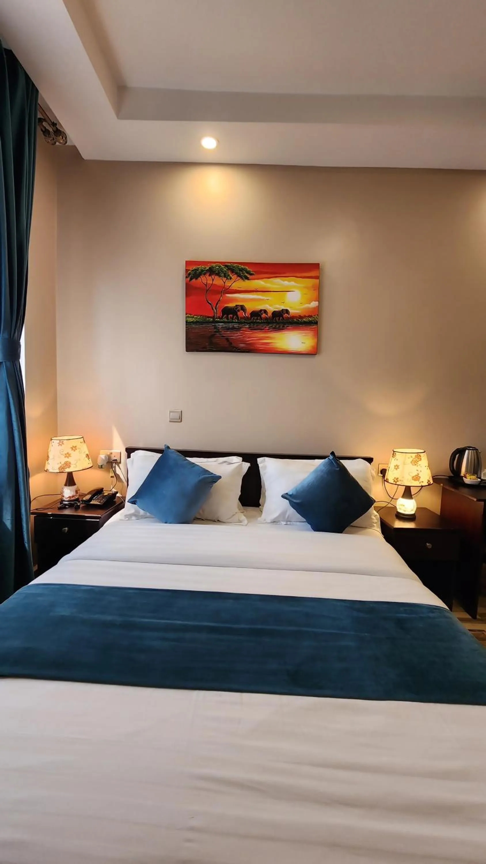 Bed in Golden Castle Hotel Hoima