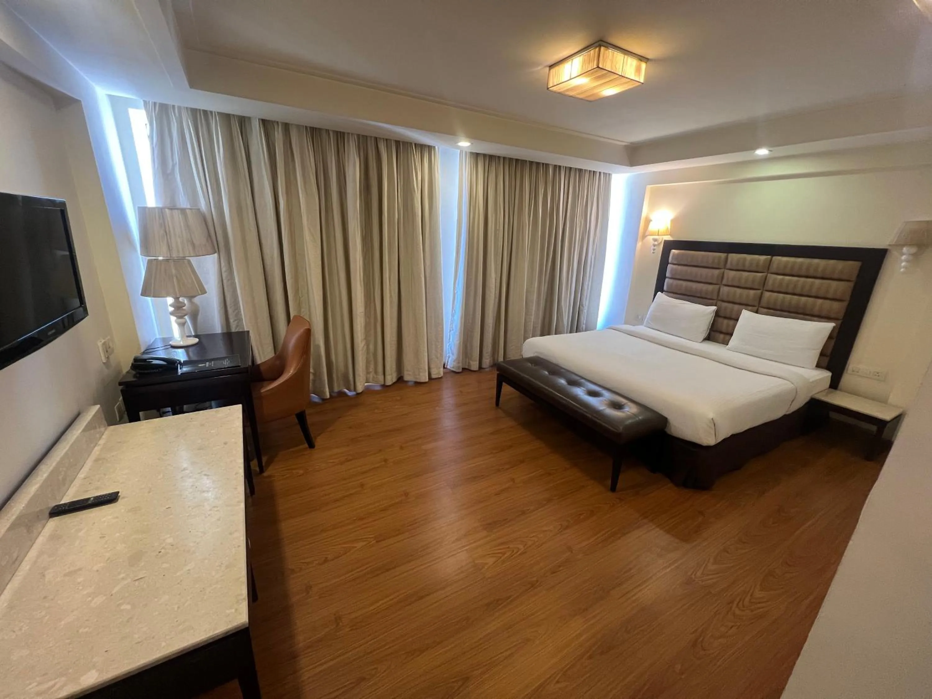 Bed in Madhuban Hotel , New delhi