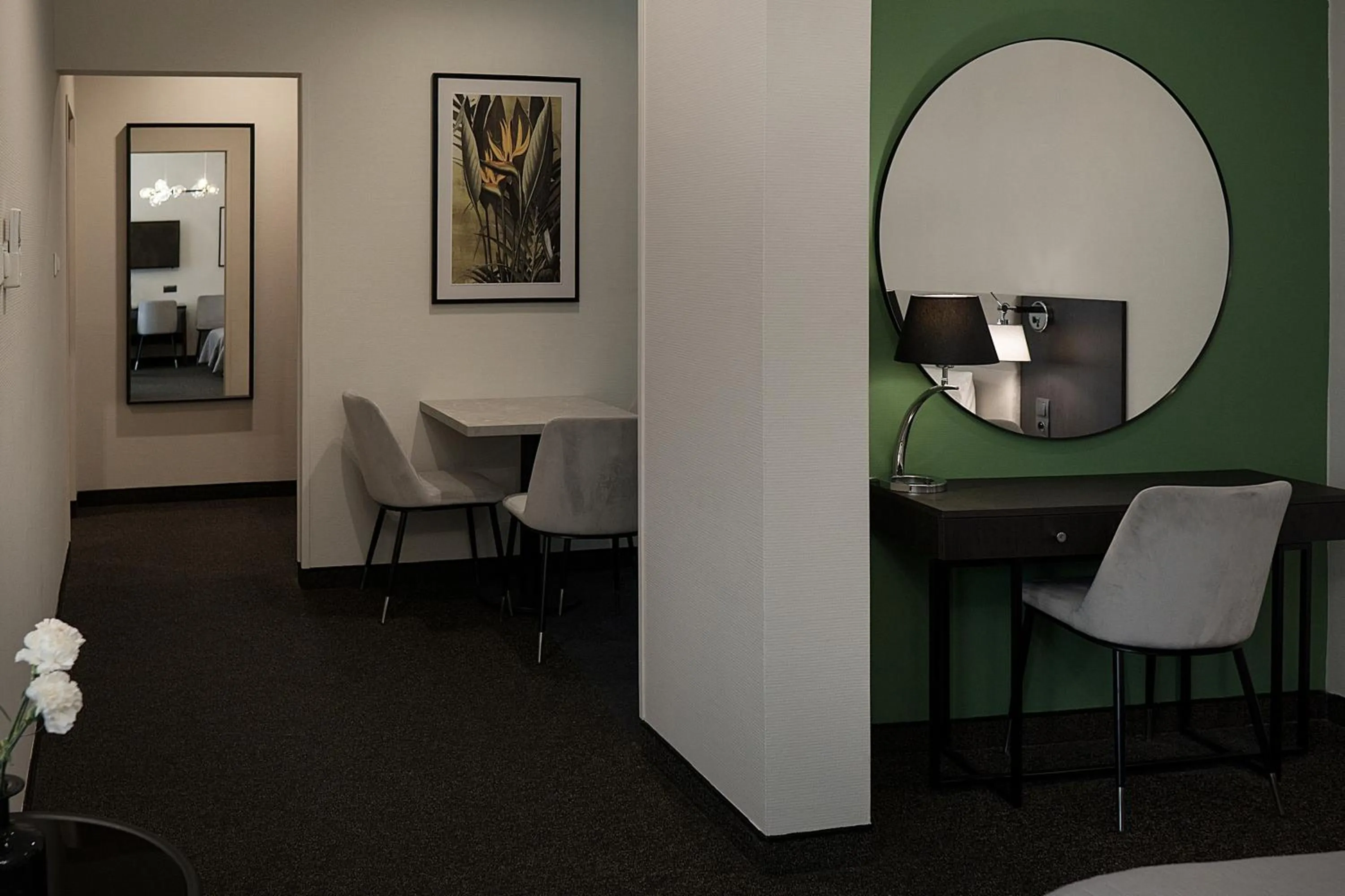 Seating area in Hotel Atrium