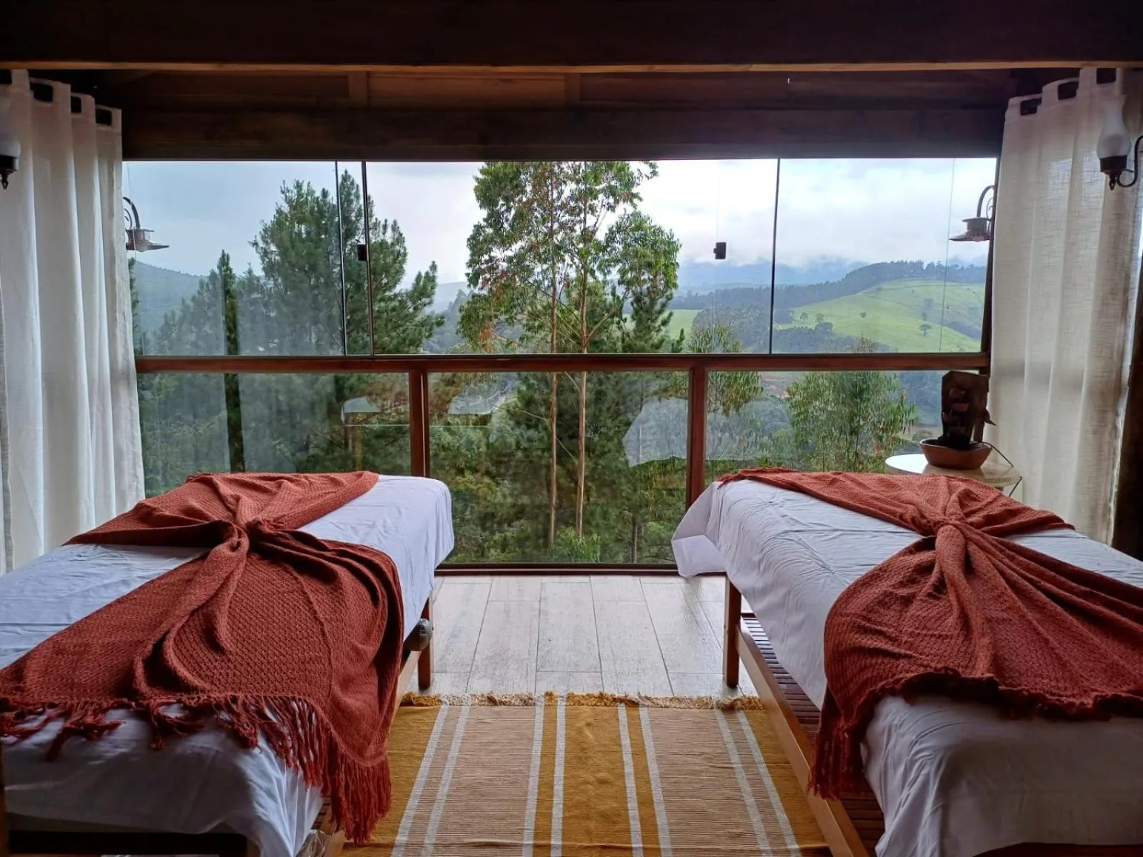 Natural landscape, Bed in Pousada Villa Barril