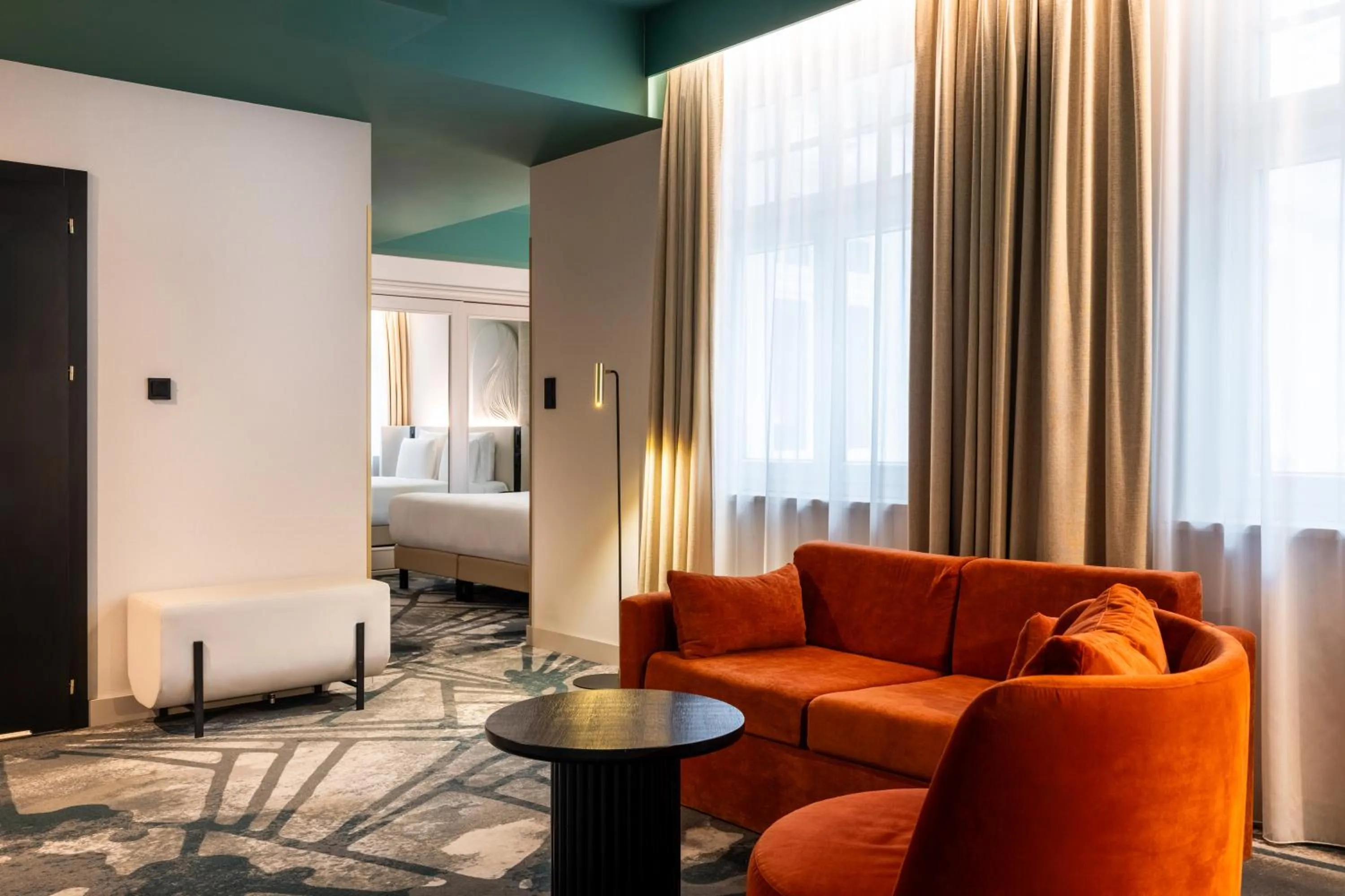 Living room, Bed in Rezydent Hotel Sopot - MGallery Collection