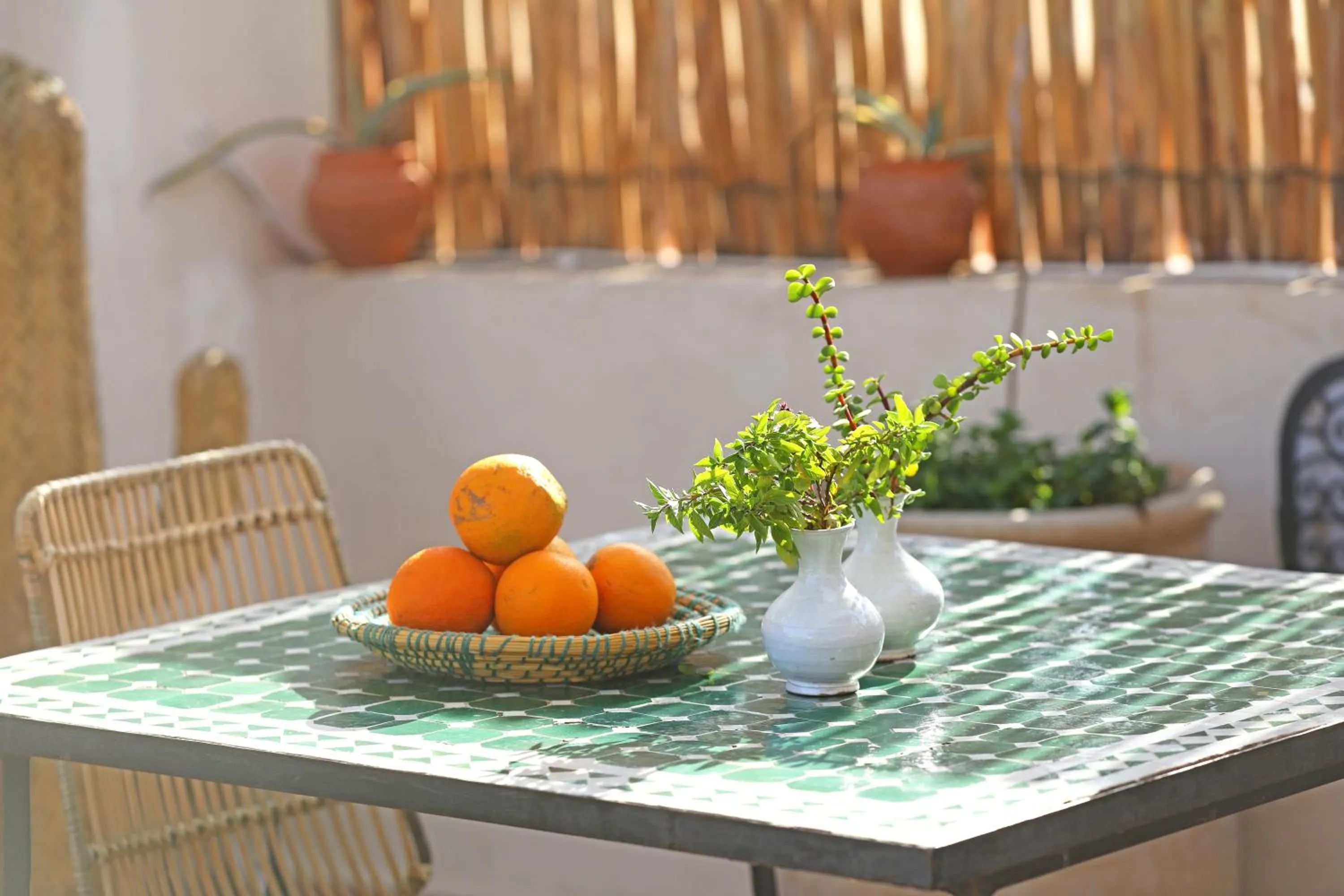 Patio in Riad Amya & Spa