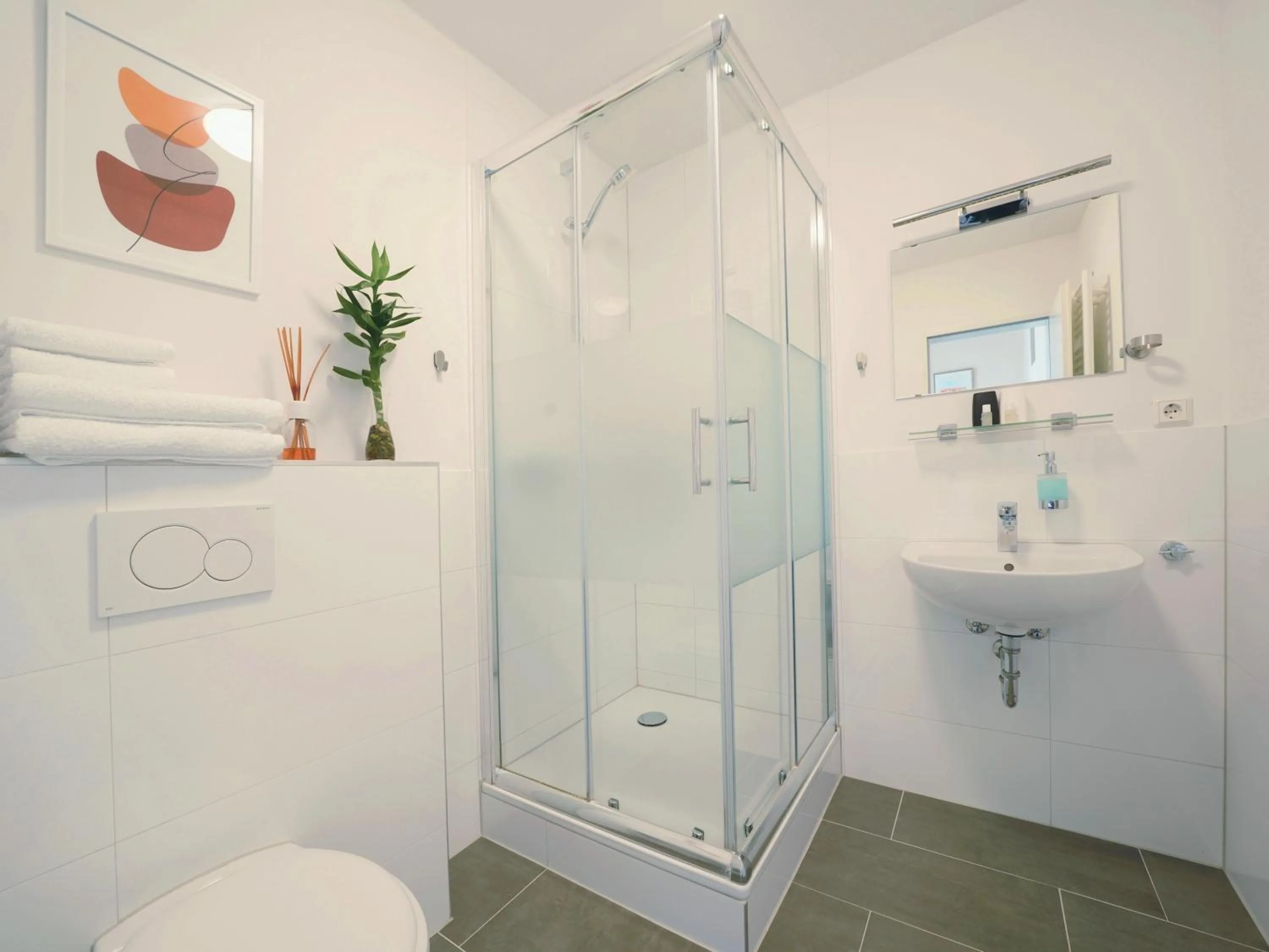 Shower in Abtei Hotel