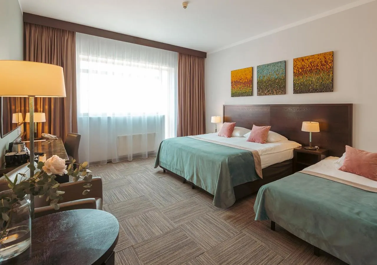 Bed in Europeum Hotel