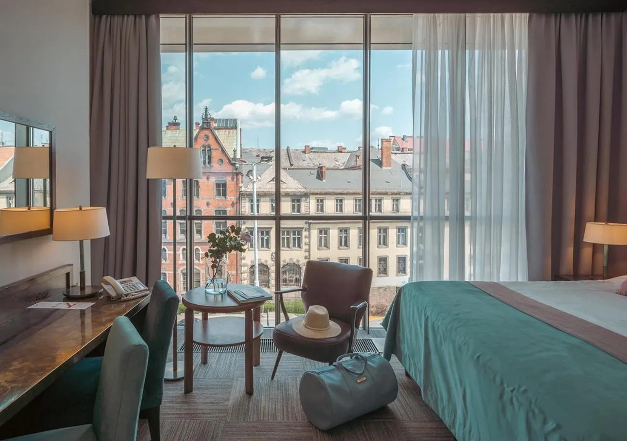 Bed in Europeum Hotel