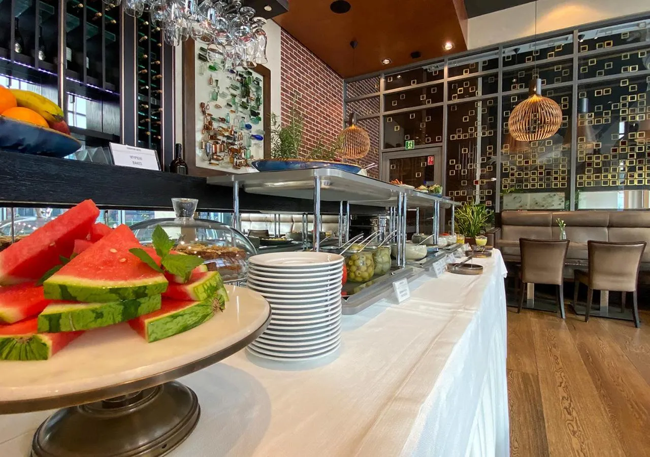 Buffet breakfast in Europeum Hotel