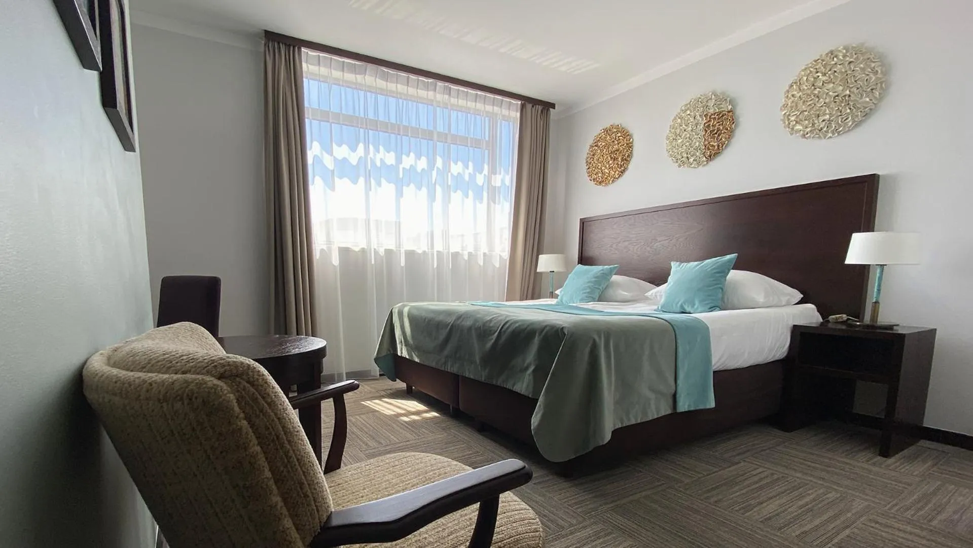 Bed in Europeum Hotel