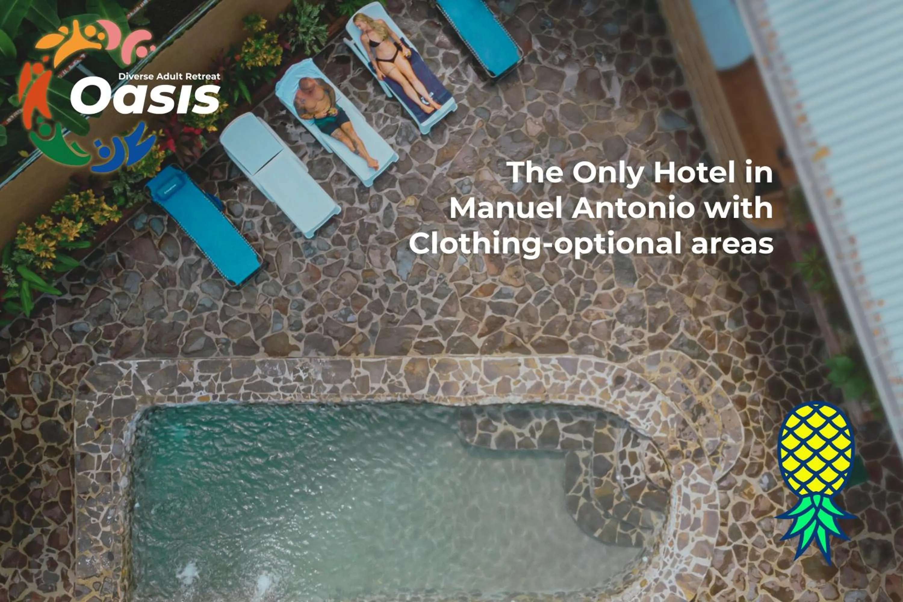 Swimming pool in Oasis Diverse Adult Retreat