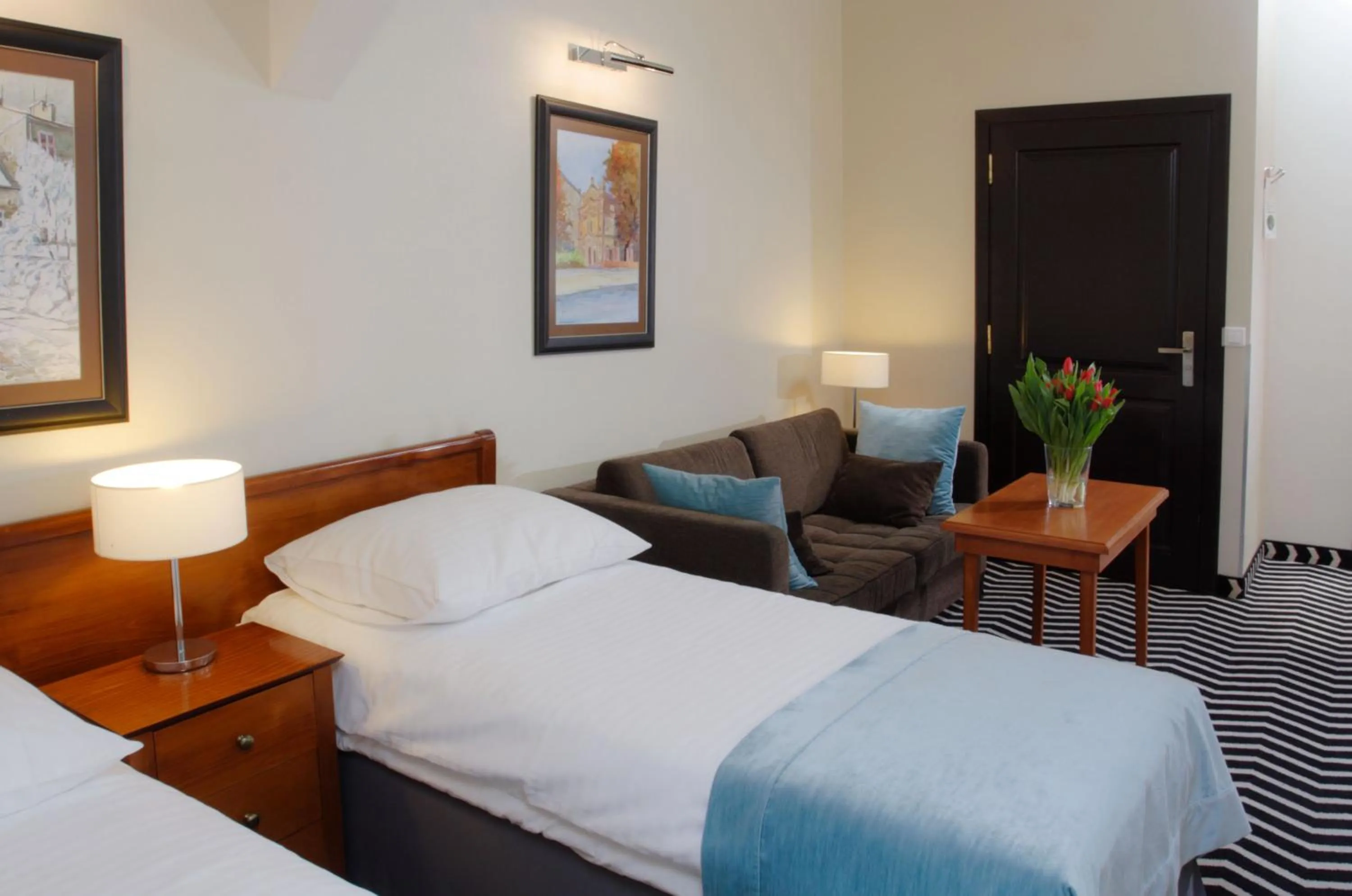 Bed in Hotel Senacki