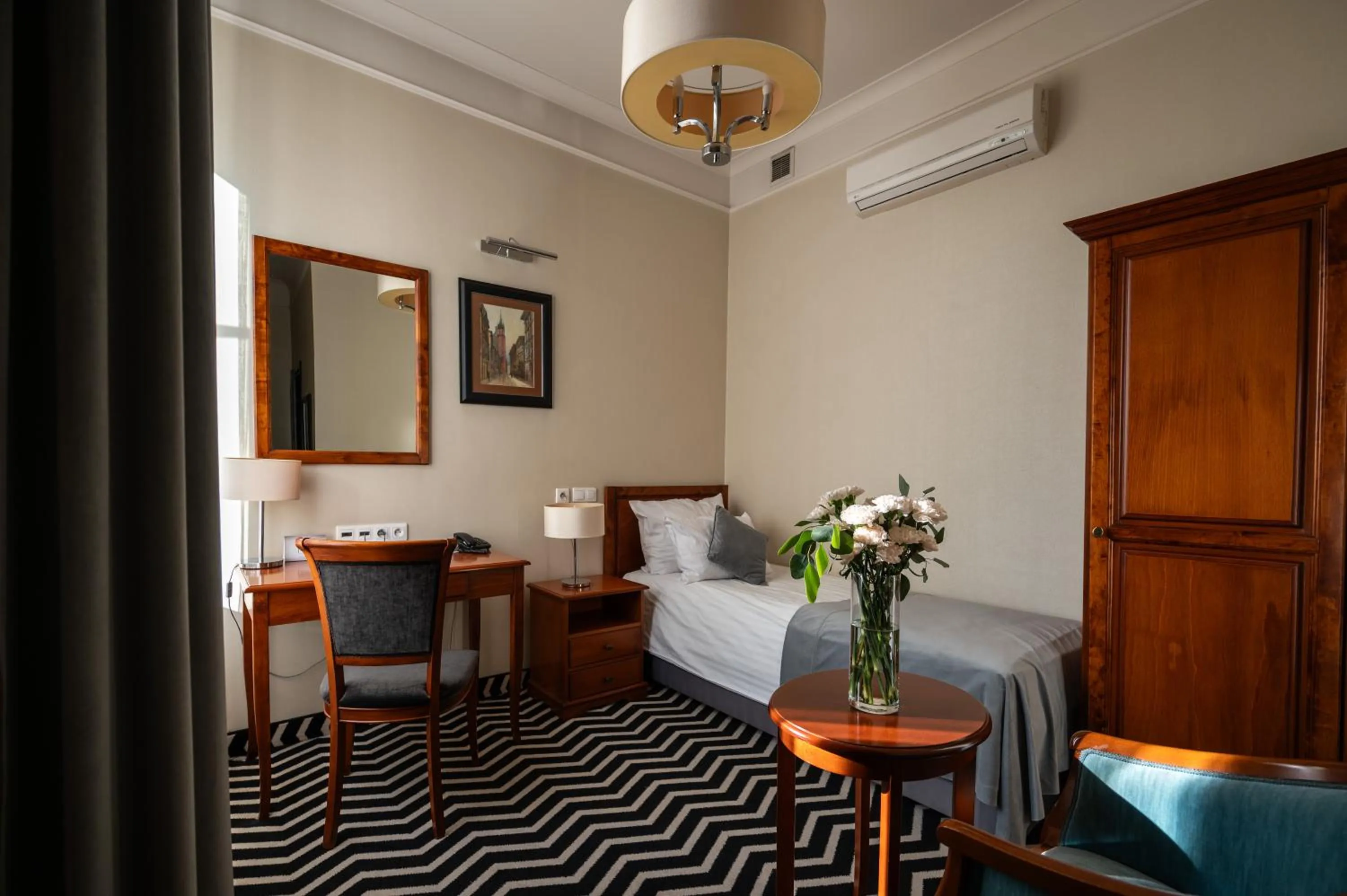 Bed in Hotel Senacki