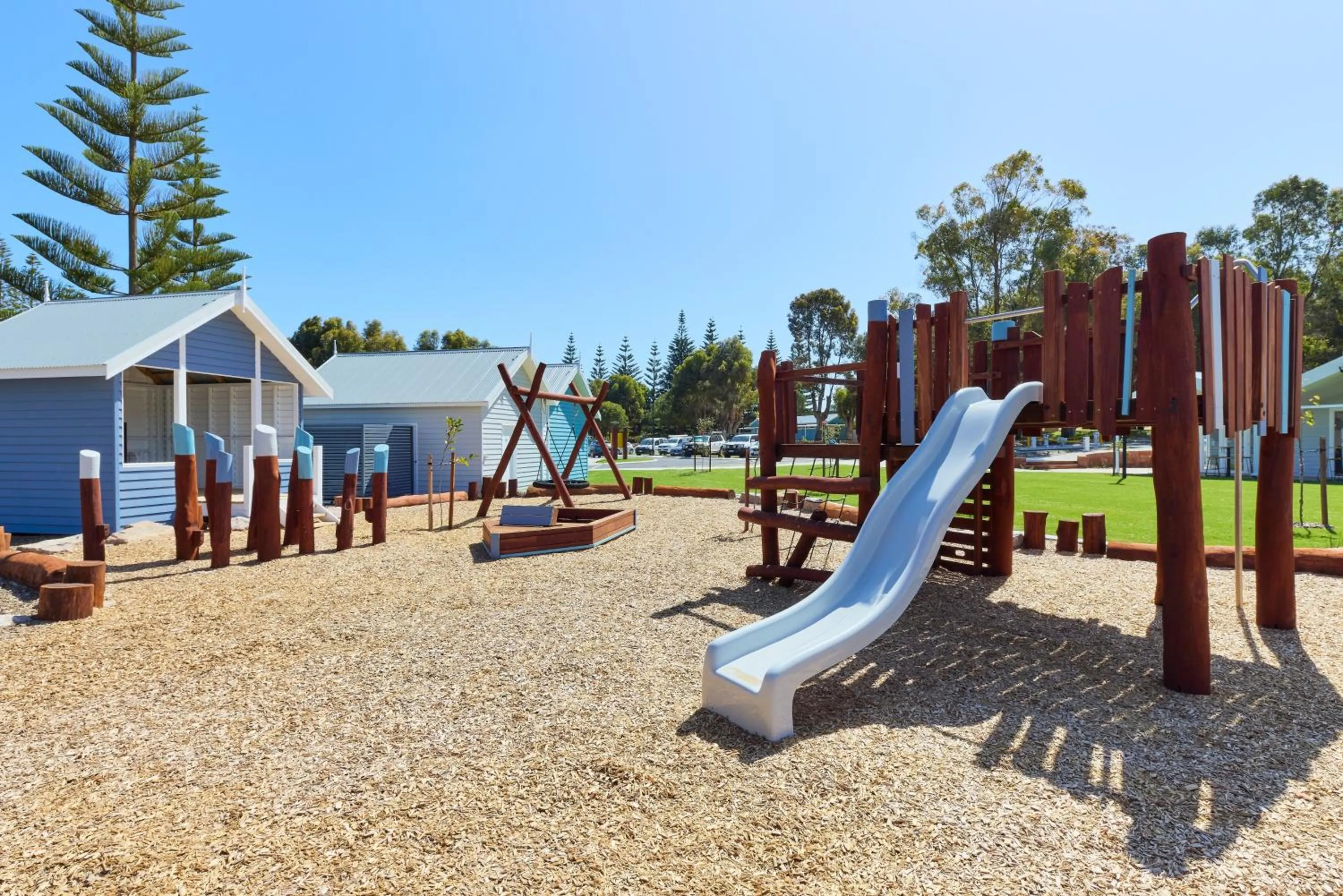 Children play ground in RAC Esperance Holiday Park