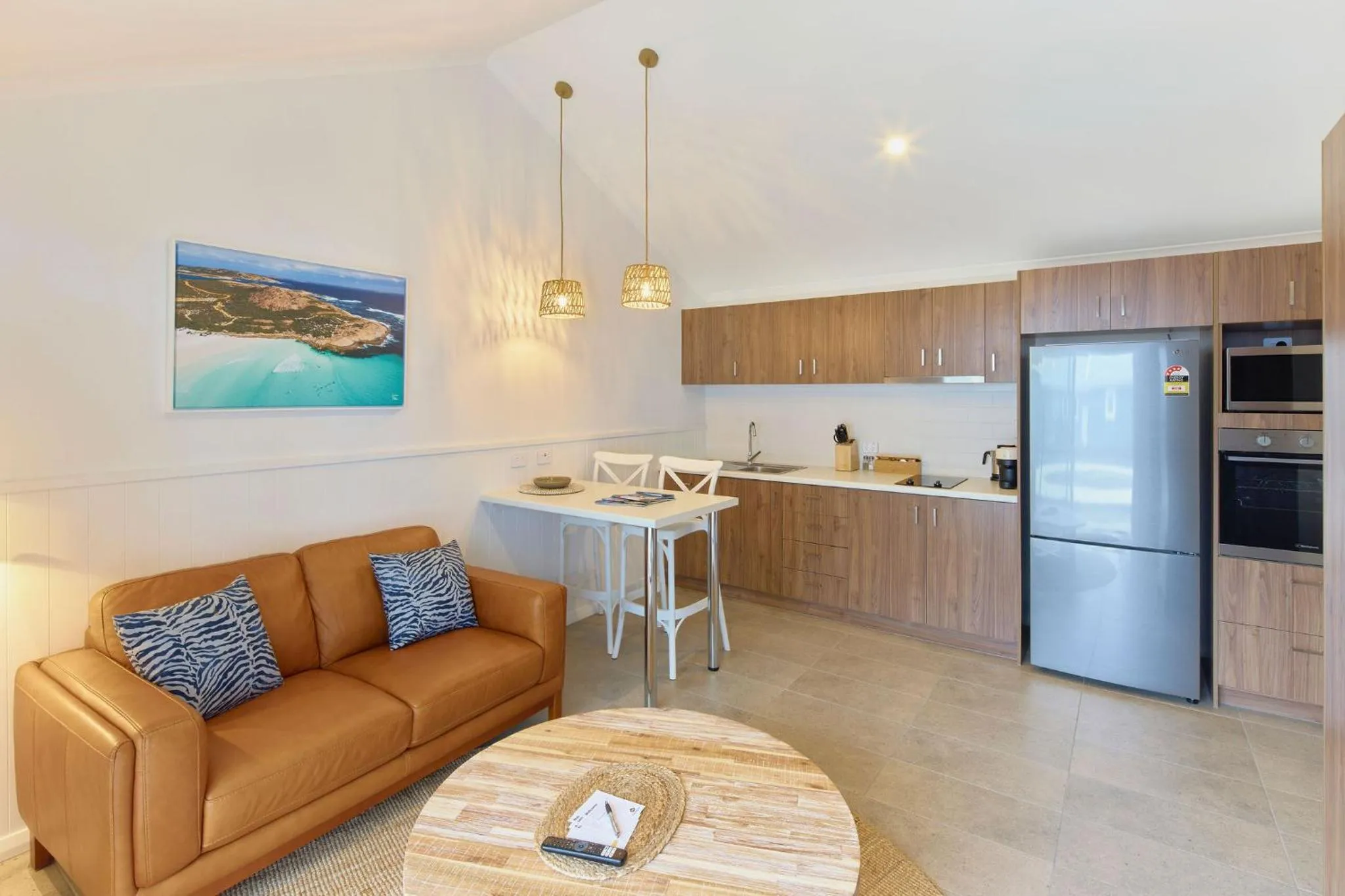 Living room in RAC Esperance Holiday Park