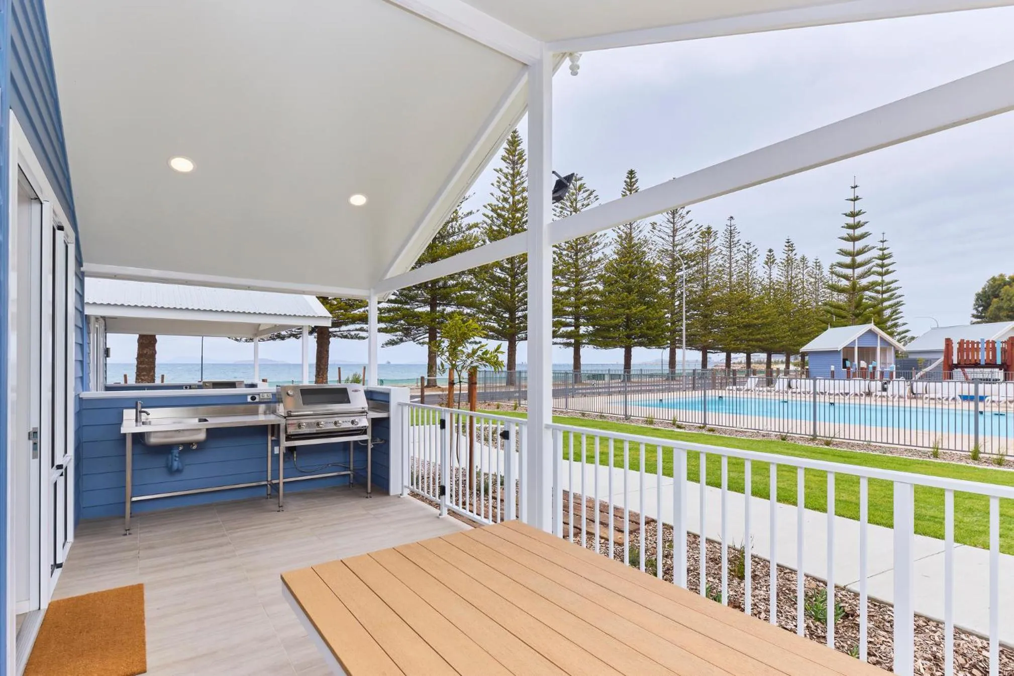 Patio in RAC Esperance Holiday Park