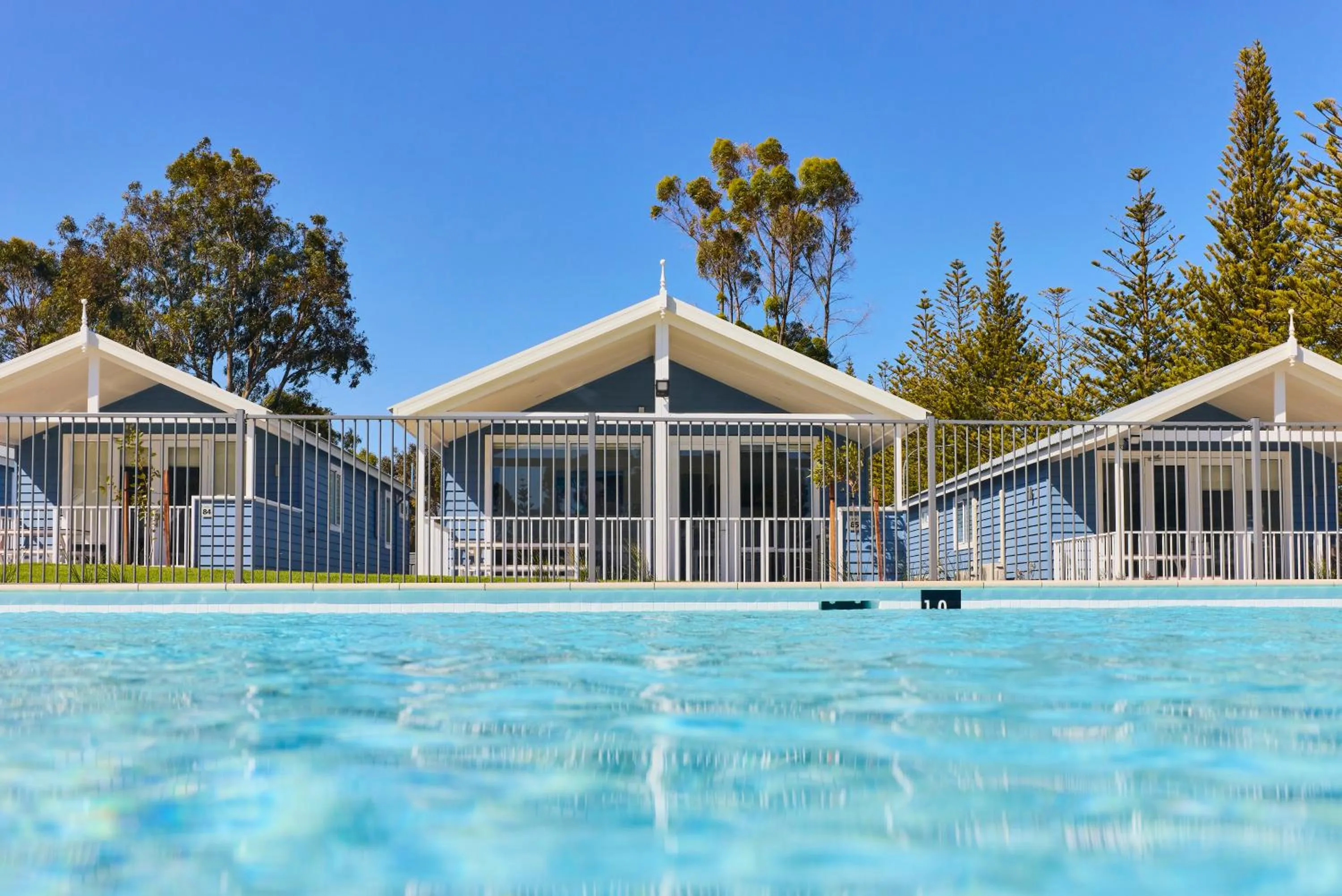 Pool view in RAC Esperance Holiday Park