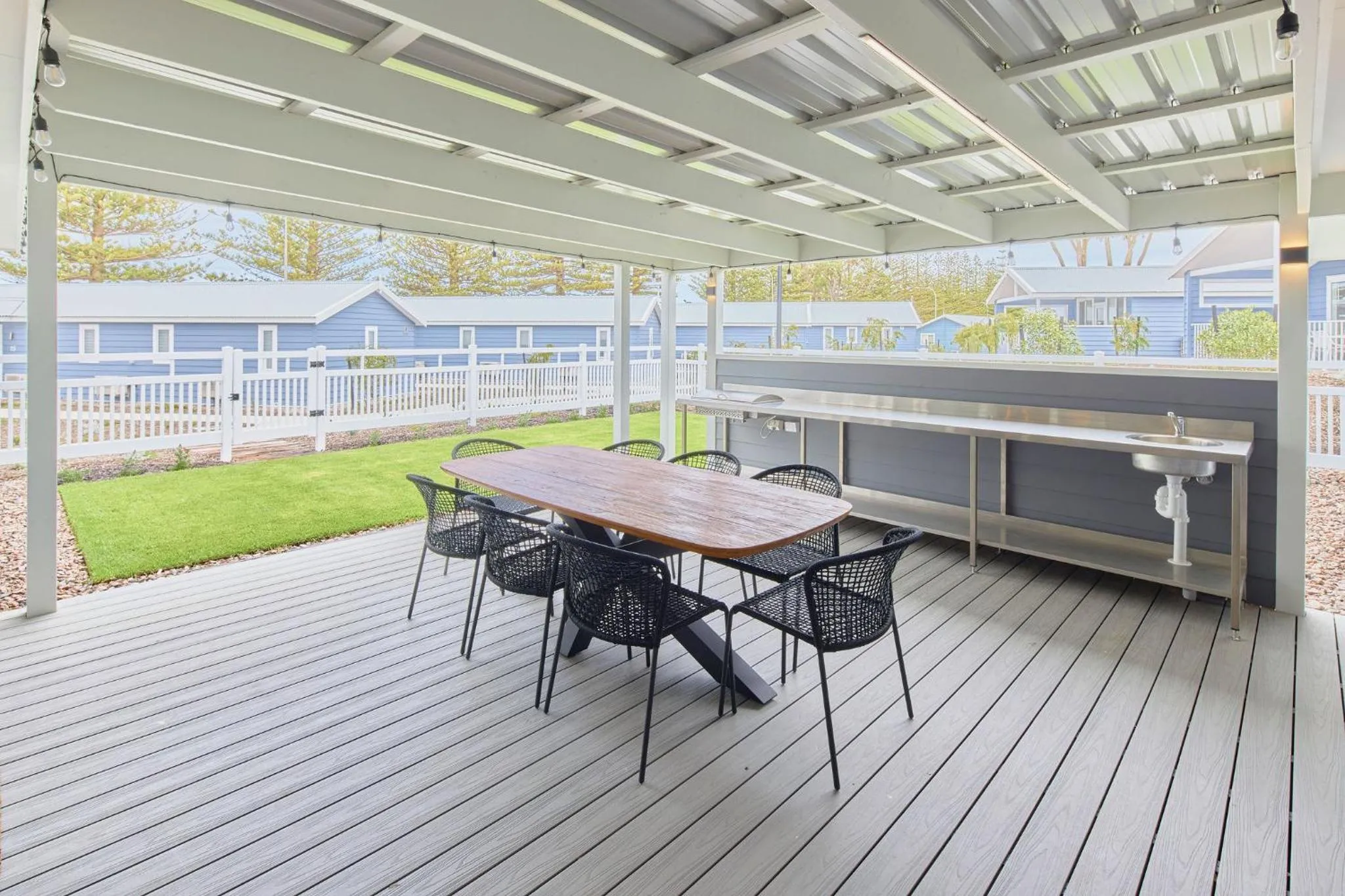 Patio in RAC Esperance Holiday Park
