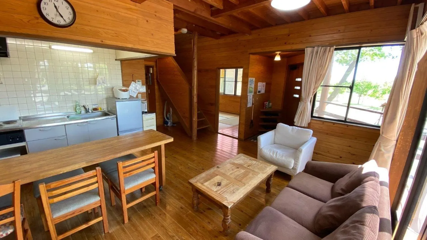 Living room in Tabinoteitaku Yakurai Cottage